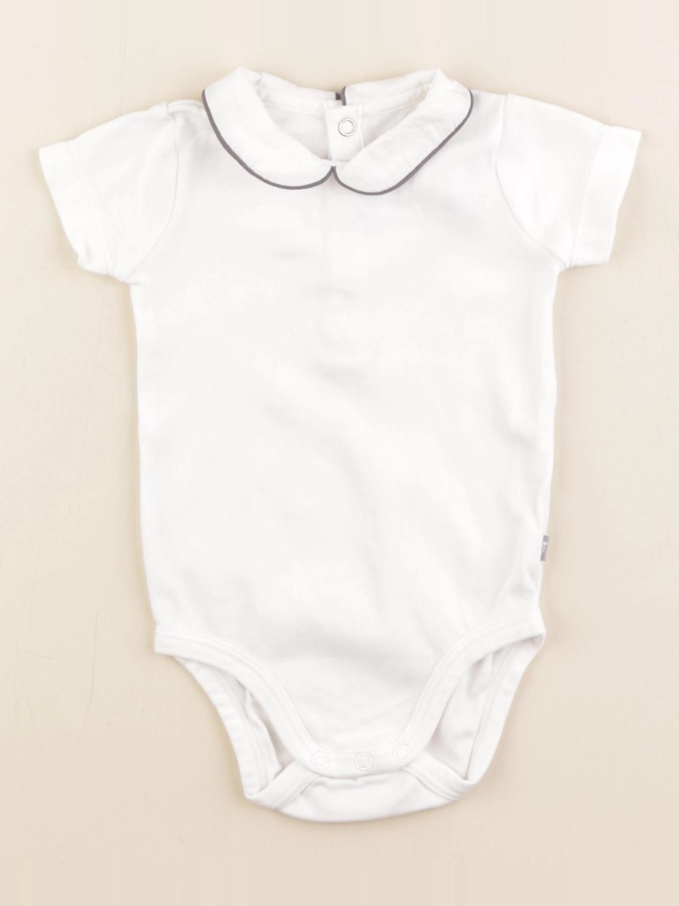 Boutchou - body à col blanc - 12 mois