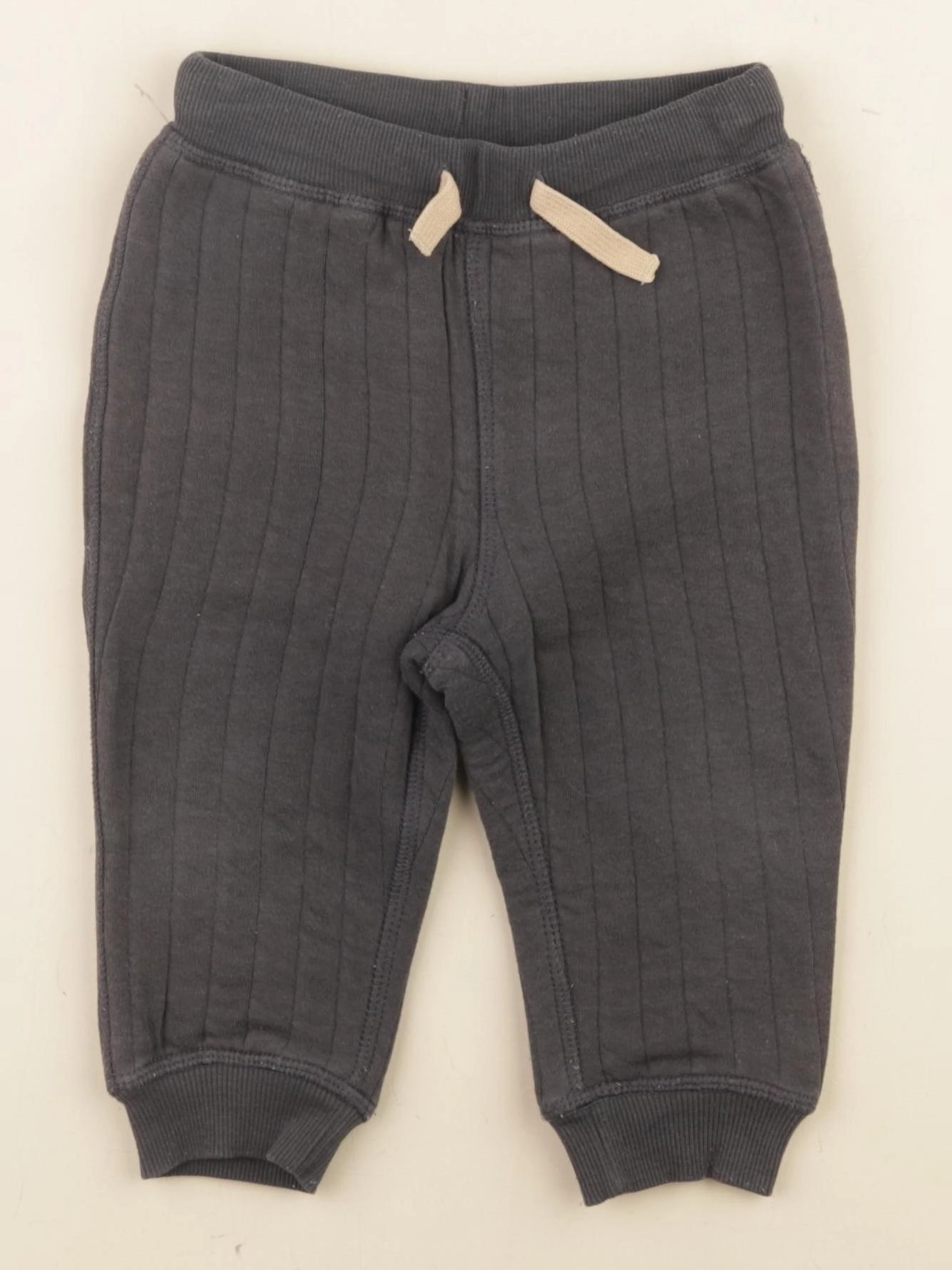 H&M - jogging gris - 6/9 mois