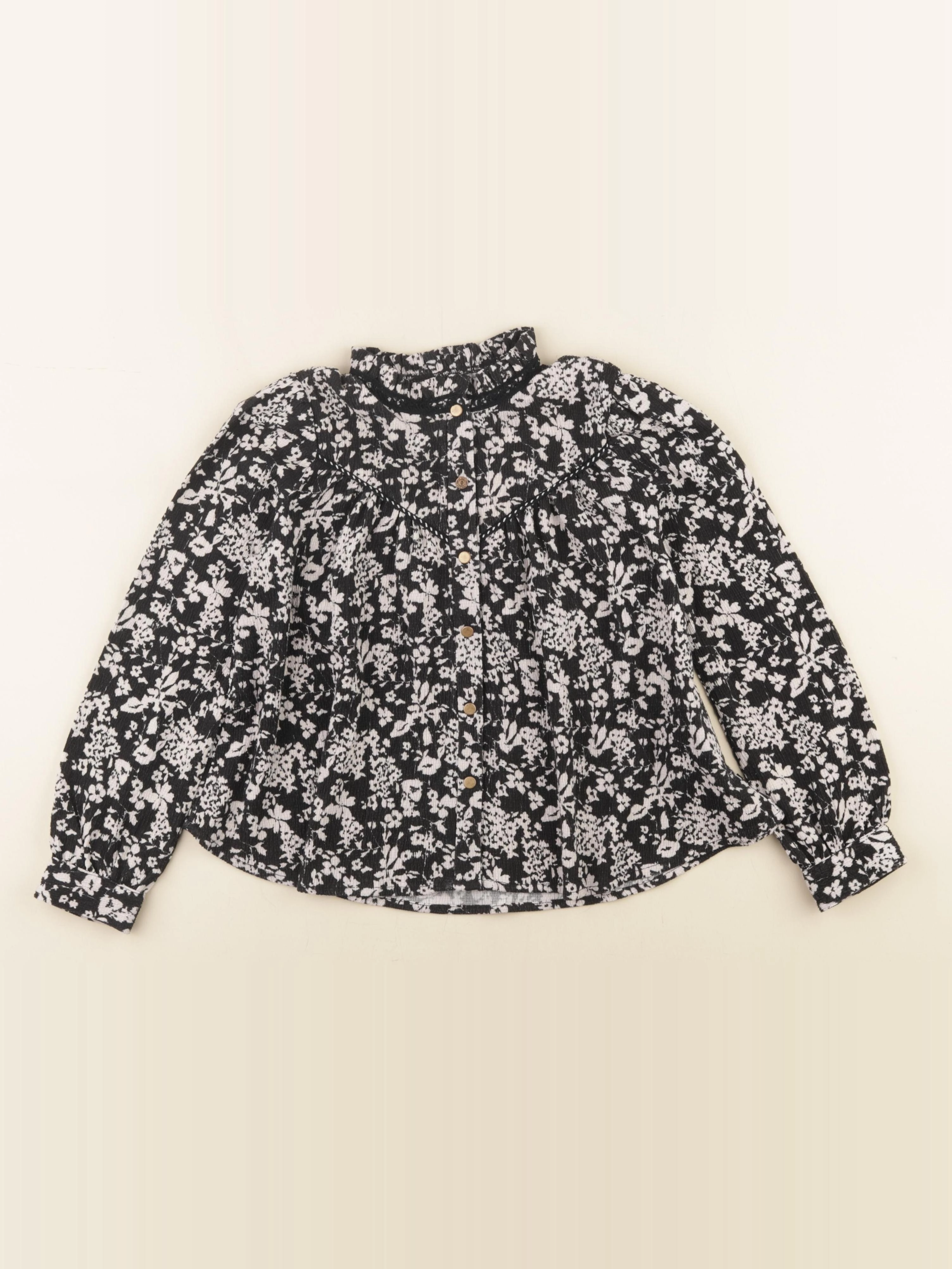 IKKS - blouse noir - 8 ans