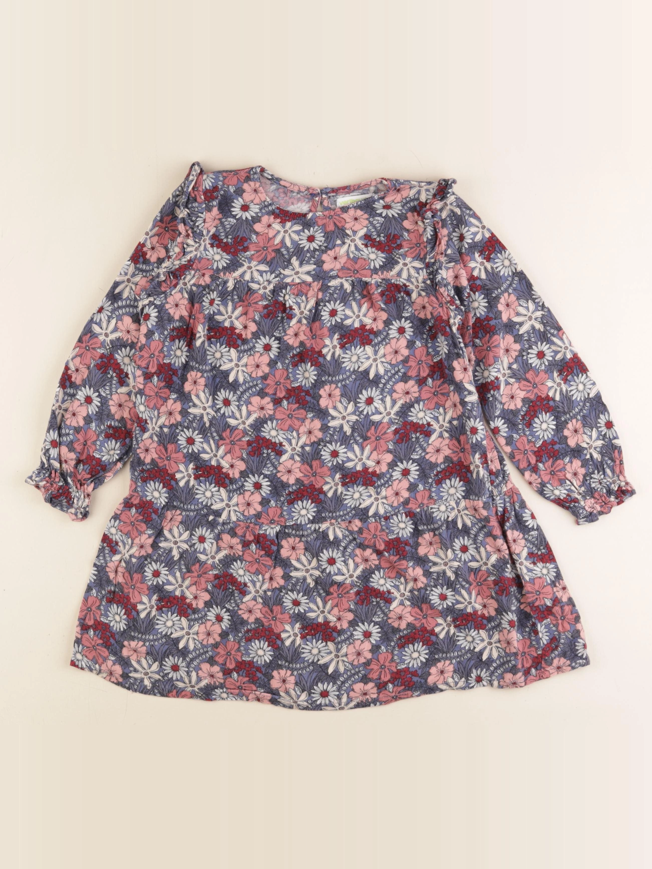 Vertbaudet - robe multicolore - 5 ans