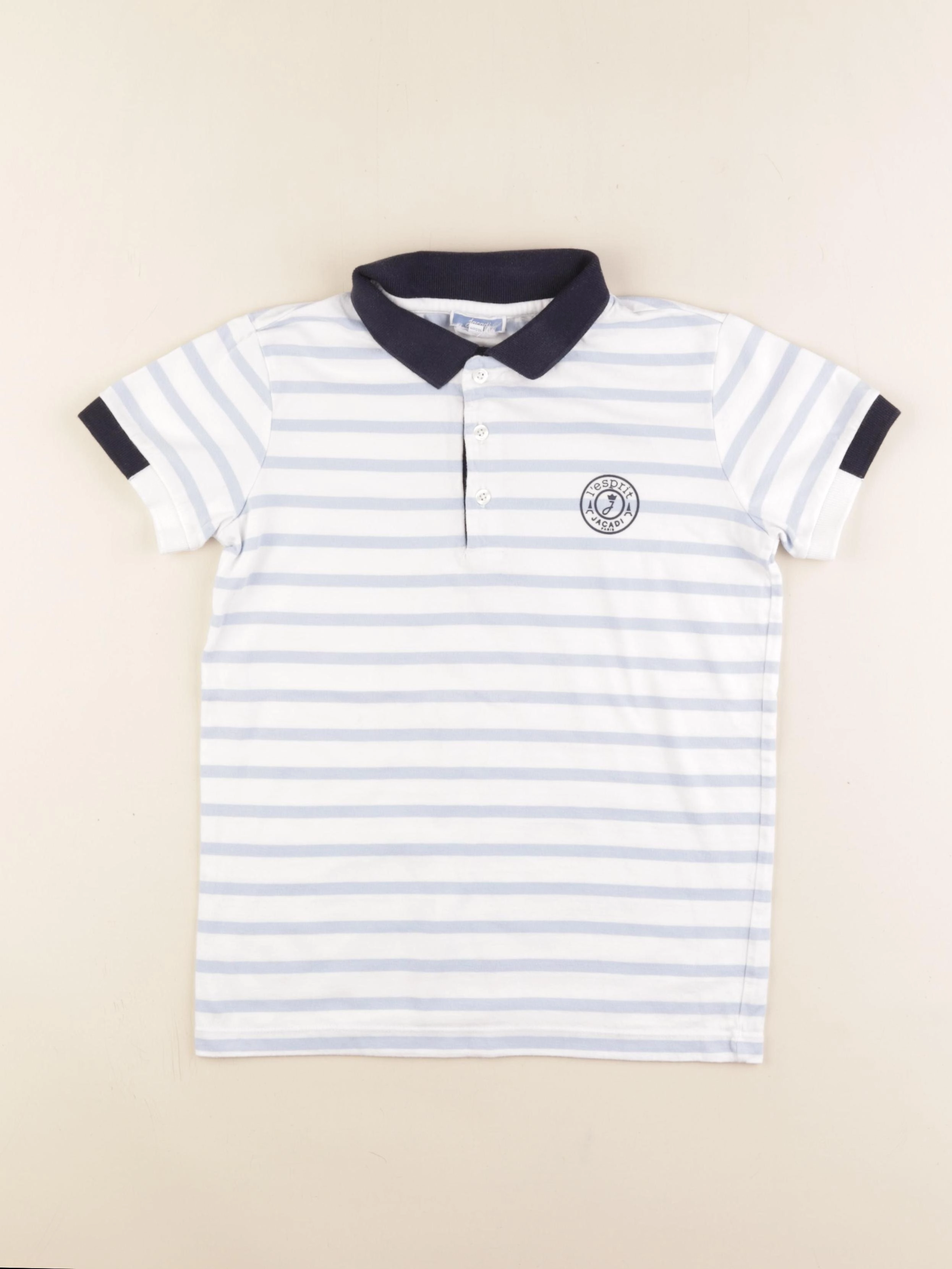 Jacadi - polo bleu - 10 ans