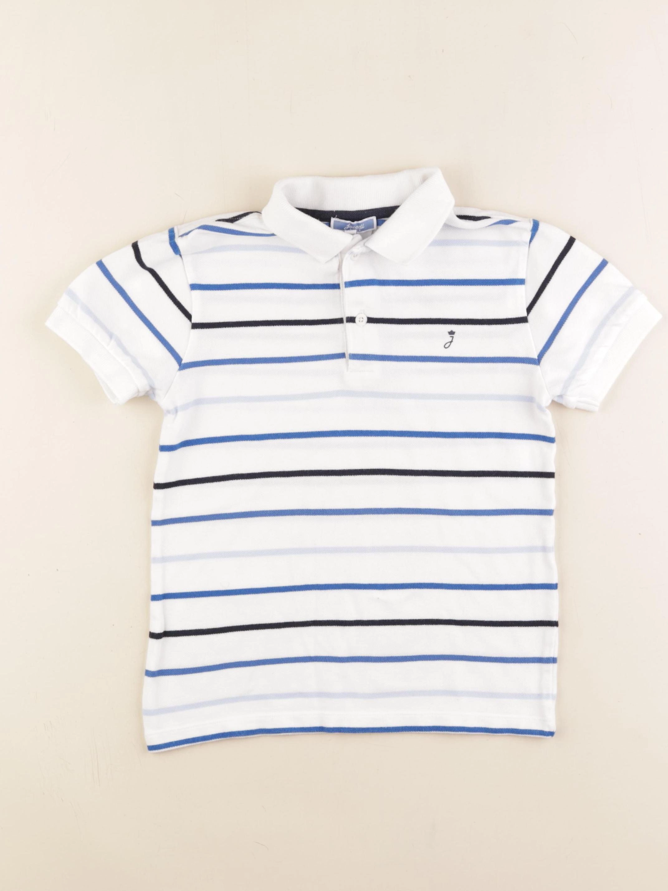 Jacadi - polo blanc - 8 ans