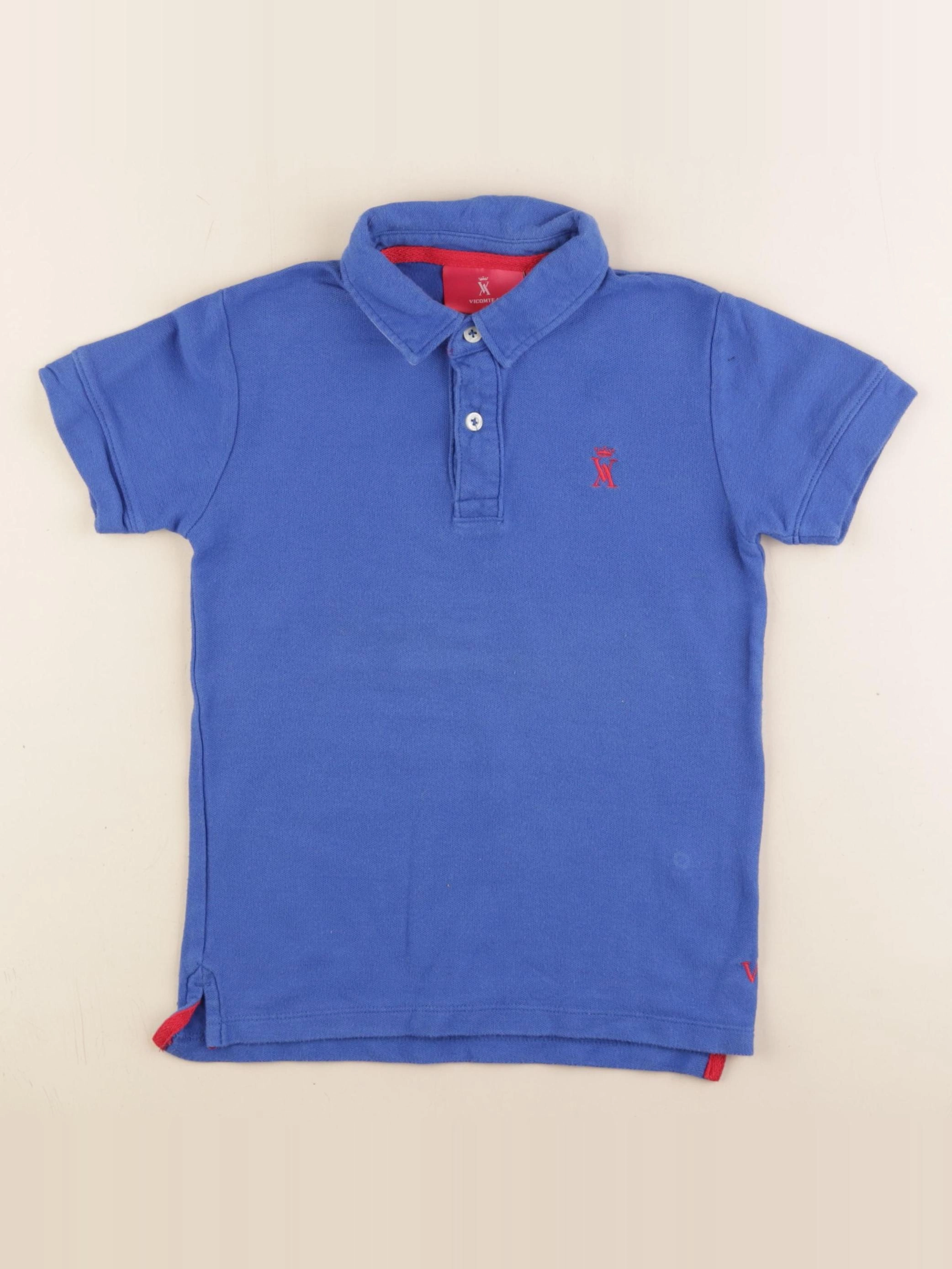 Vicomte A.  - polo bleu - 8 ans