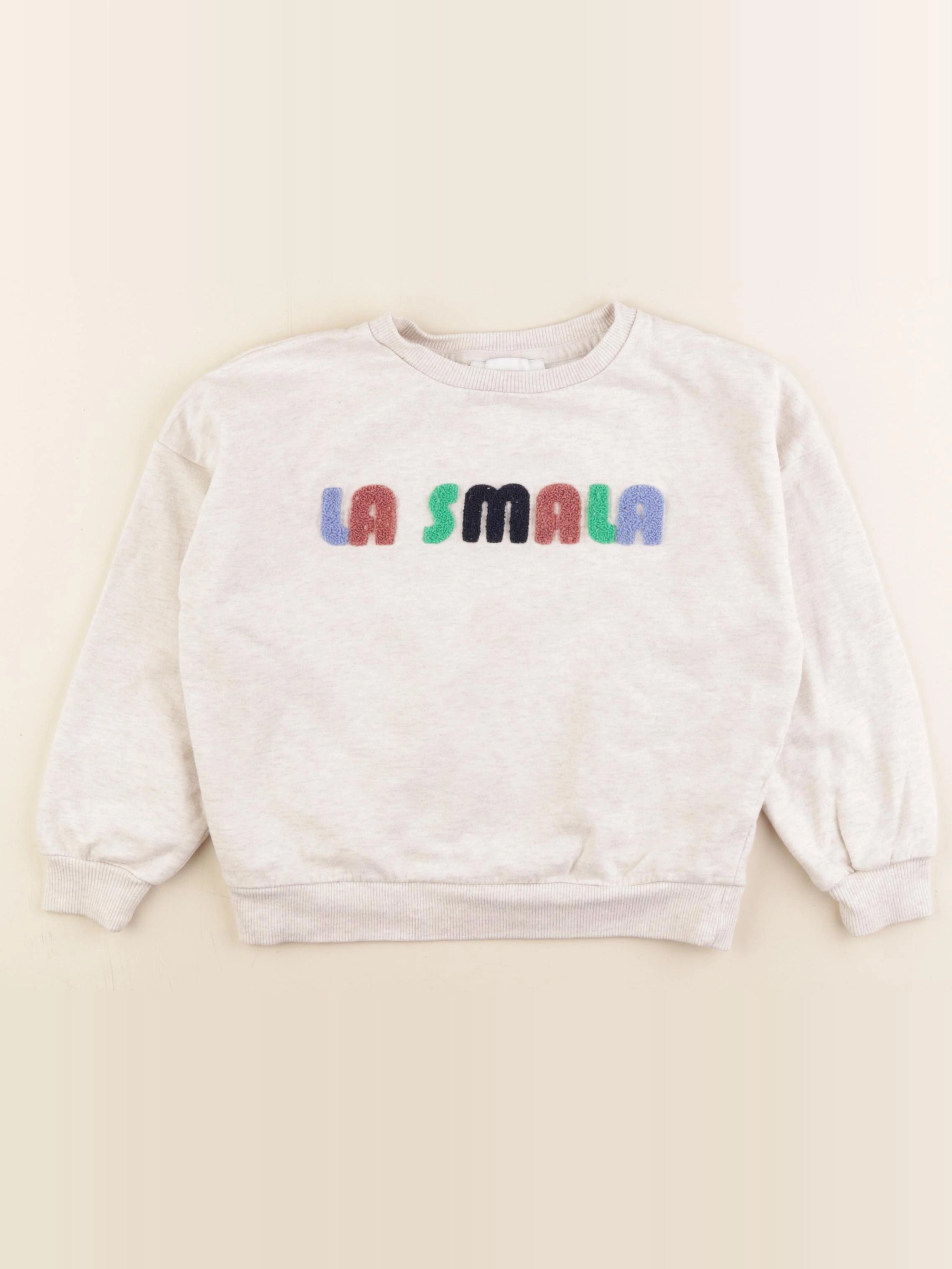 La Redoute - sweat beige - 5 ans