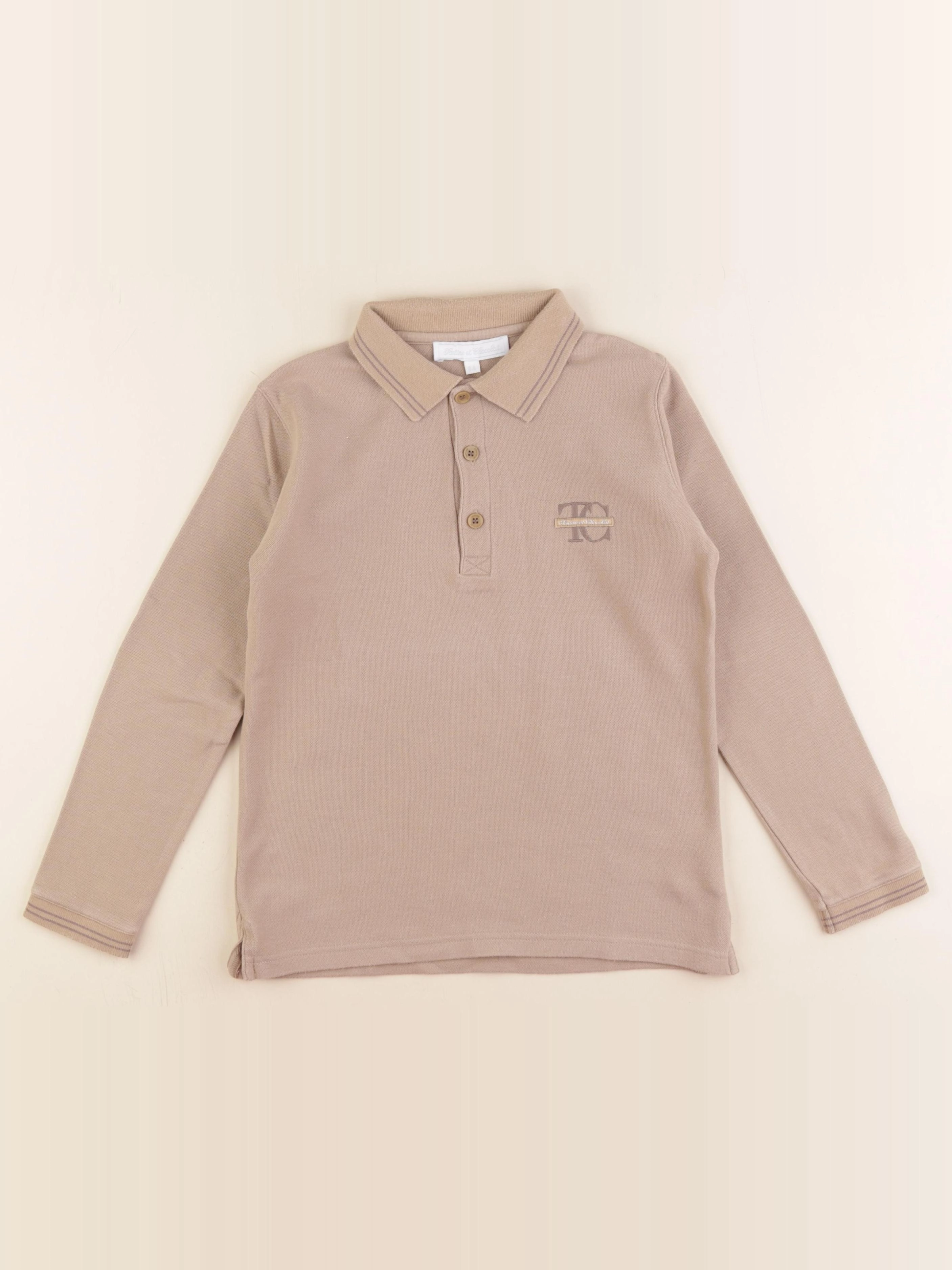 Jacadi - polo marron - 8 ans