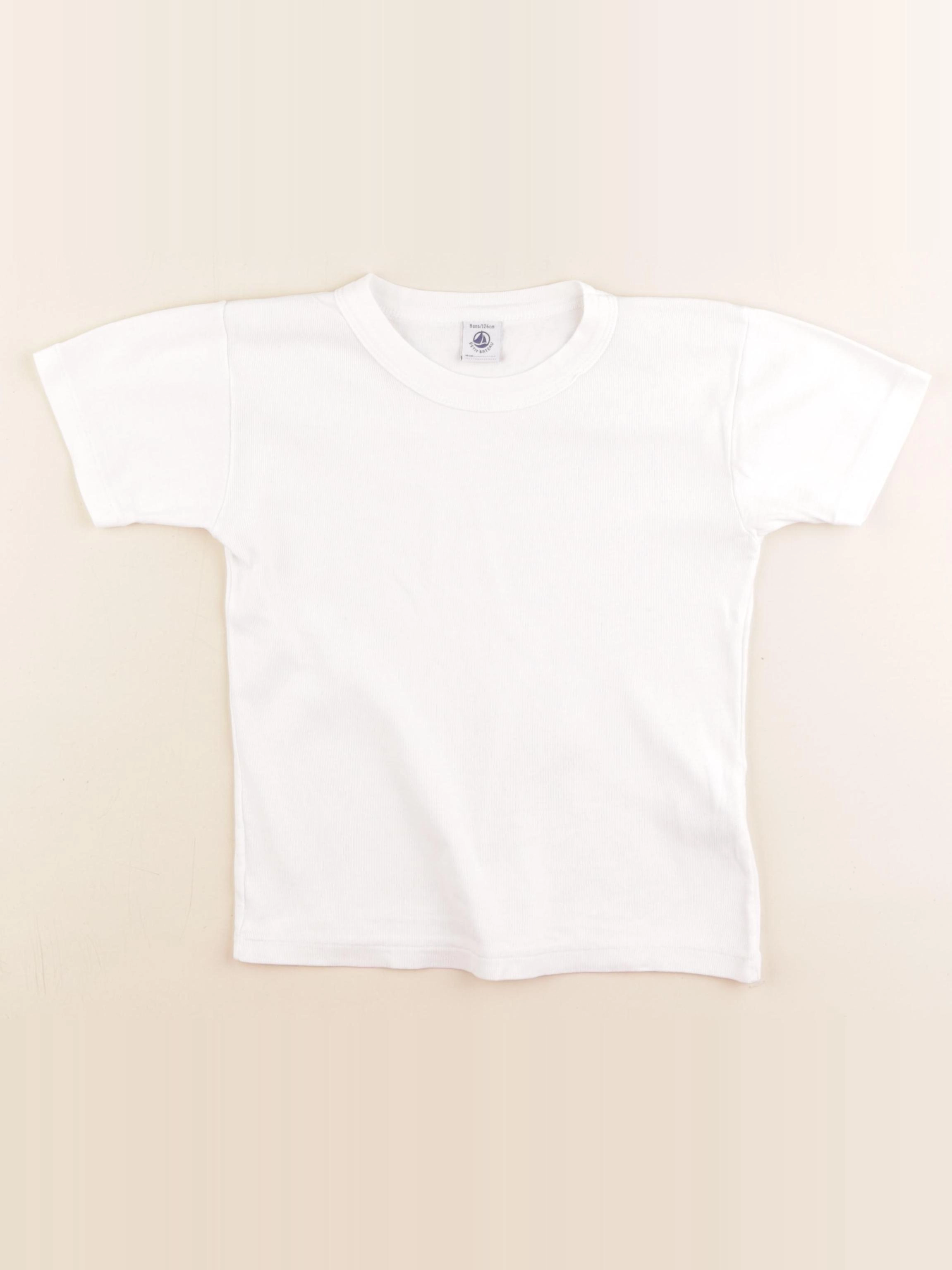 Petit Bateau - maillot de corps blanc - 8 ans