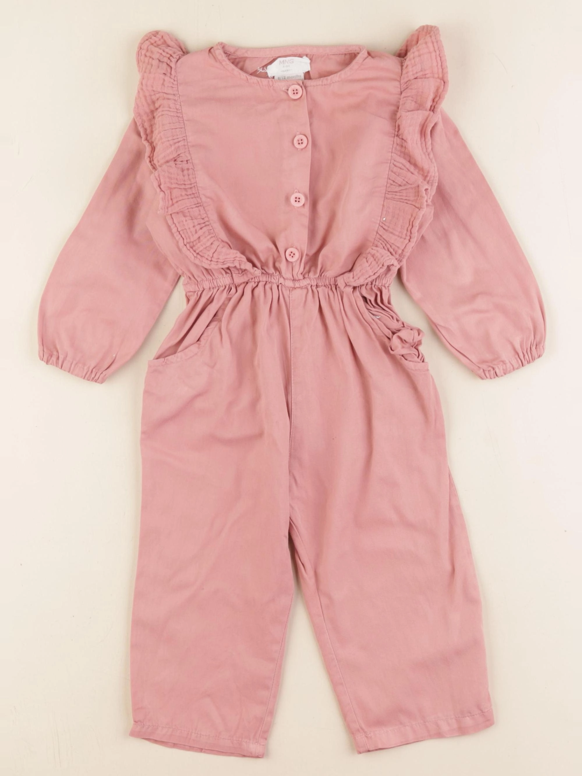 Mango - combinaison rose - 9/12 mois