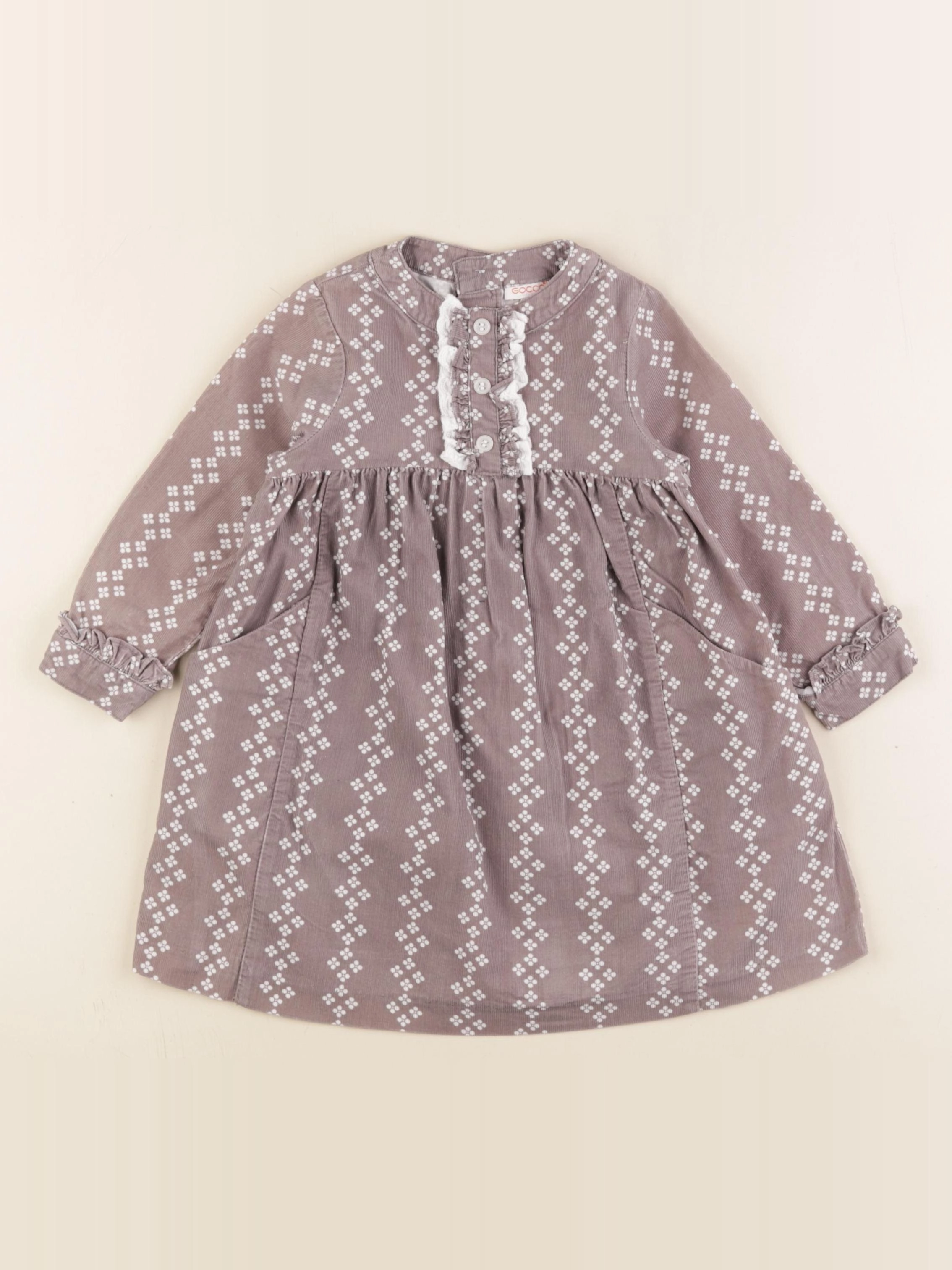 Gocco - robe gris - 2/3 ans