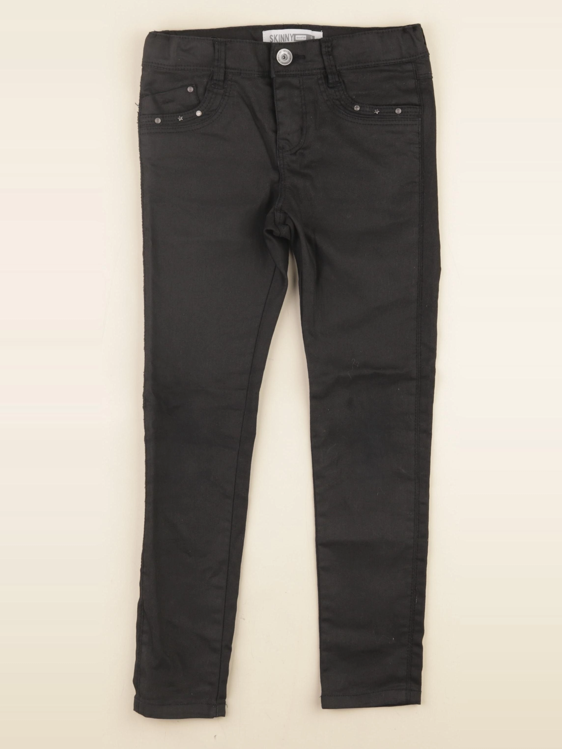 Okaidi - jegging noir - 7 ans