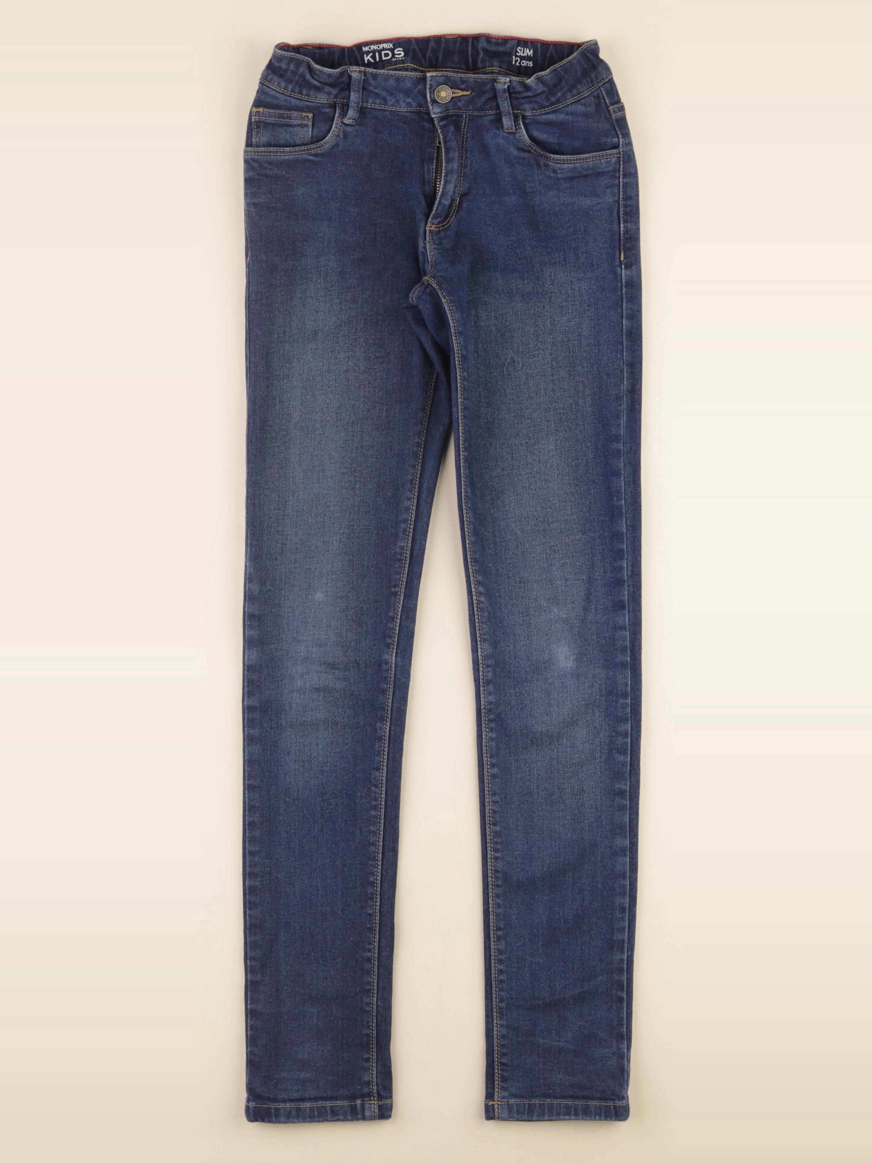 Monoprix - jean bleu - 12 ans