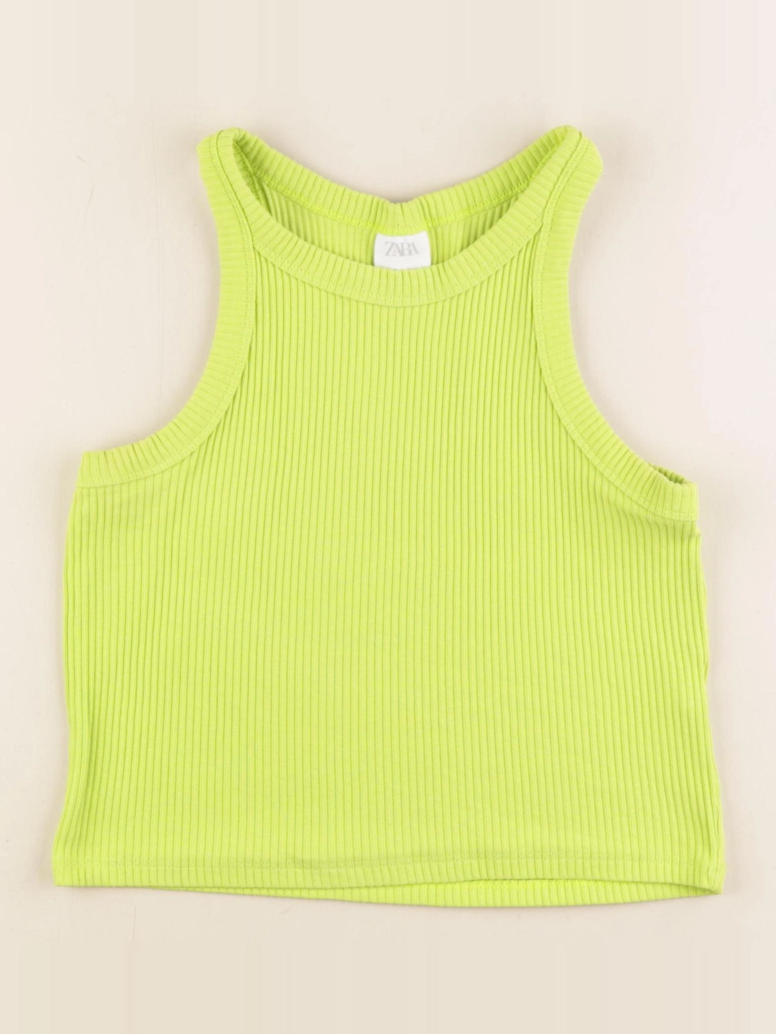 Zara - débardeur jaune fluo - 13/14 ans