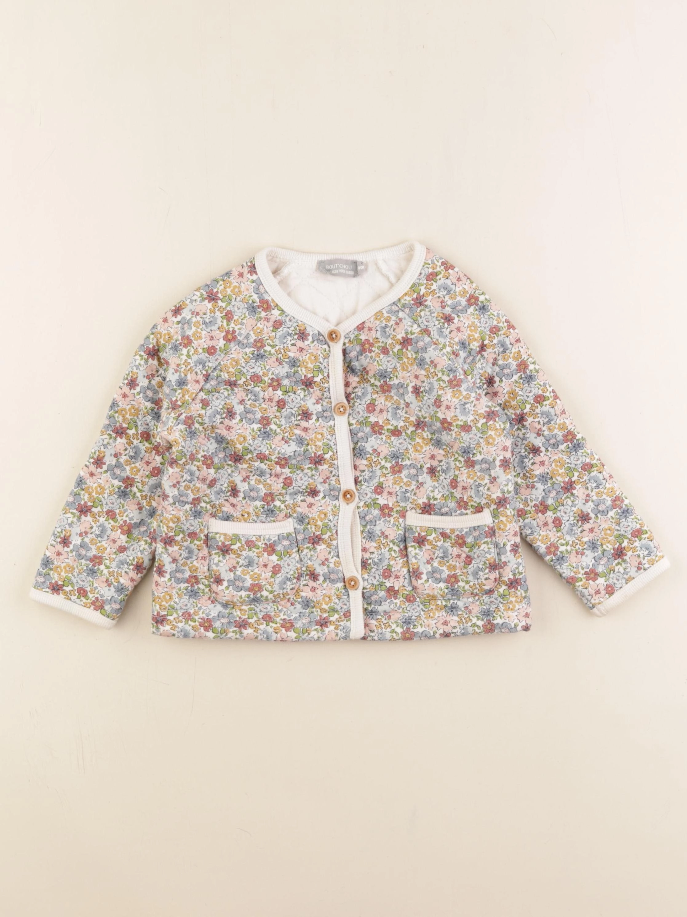 Boutchou - veste multicolore - 24 mois