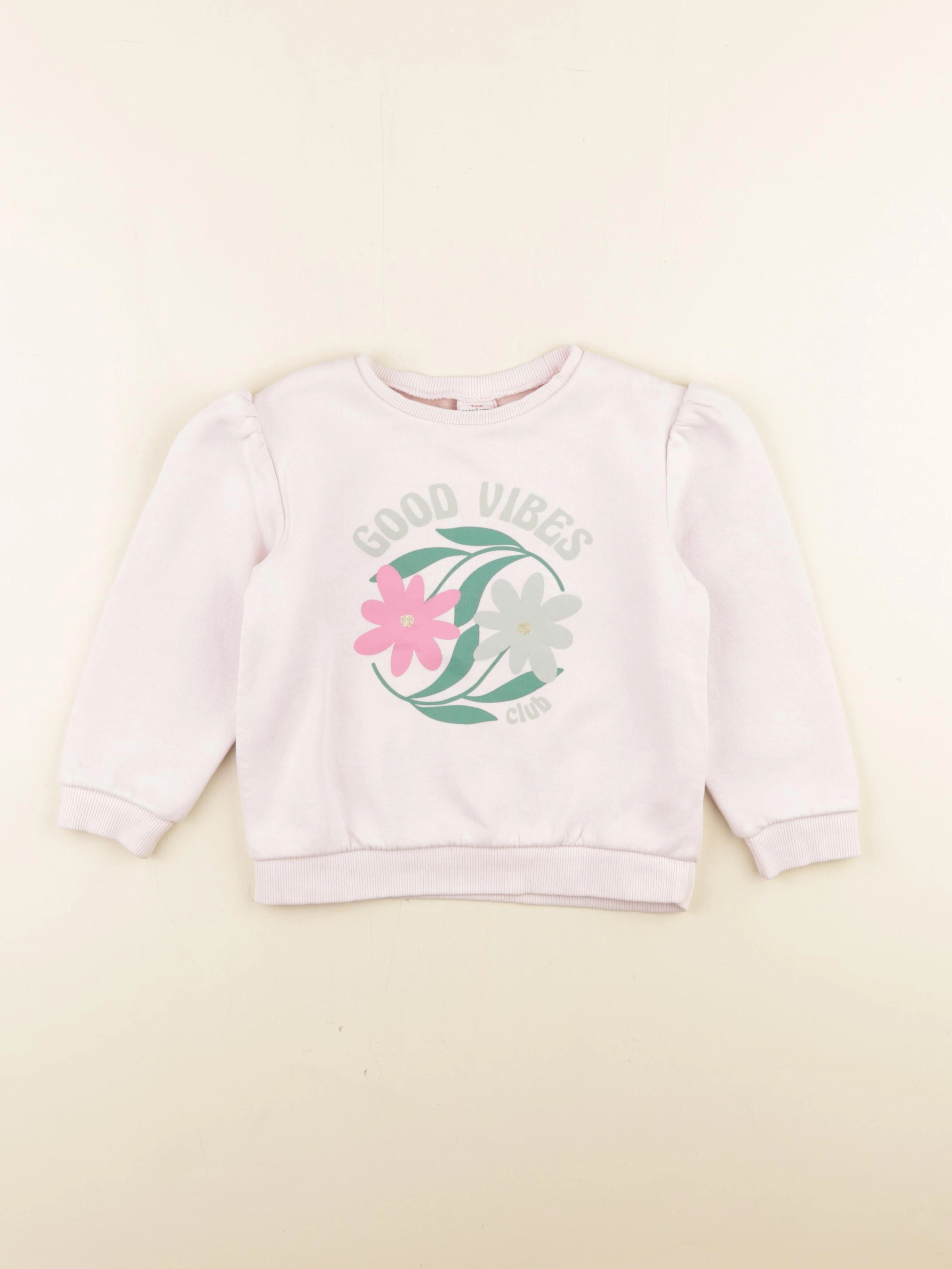 Tape à l'oeil - sweat rose - 5 ans