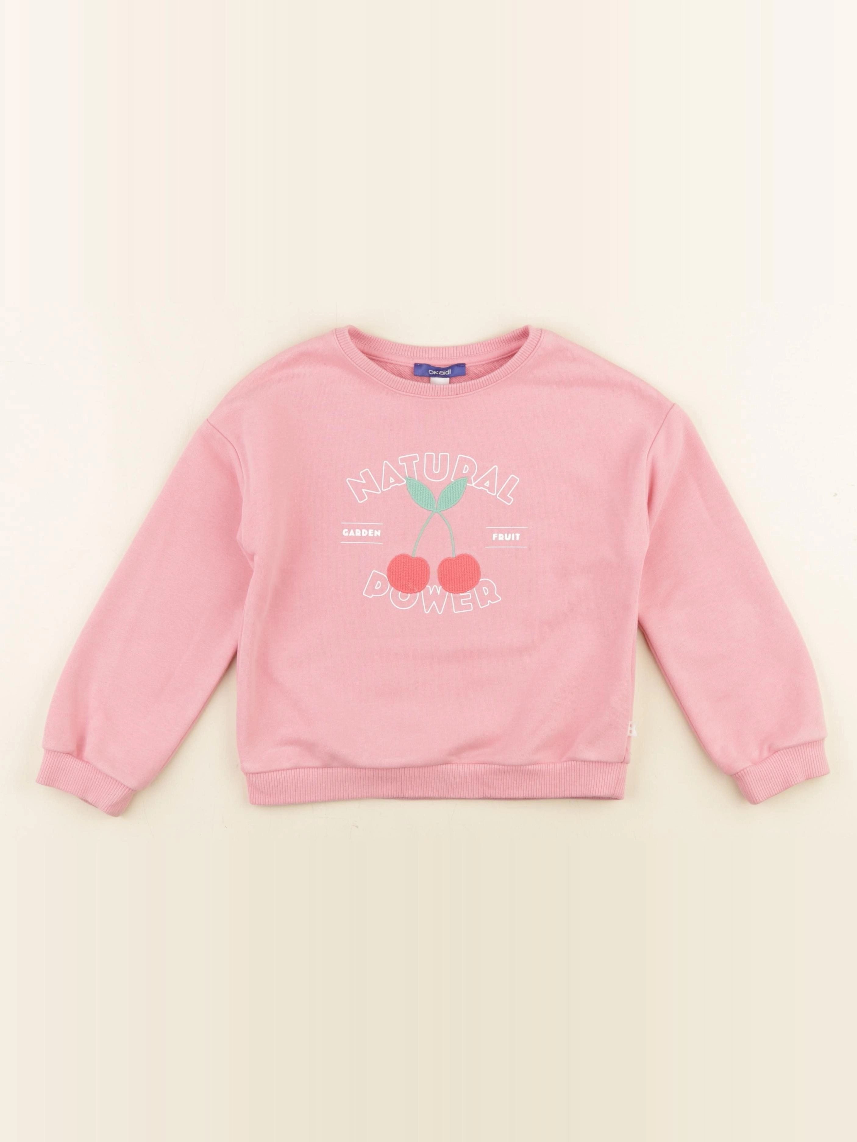 Okaidi - sweat rose - 5 ans
