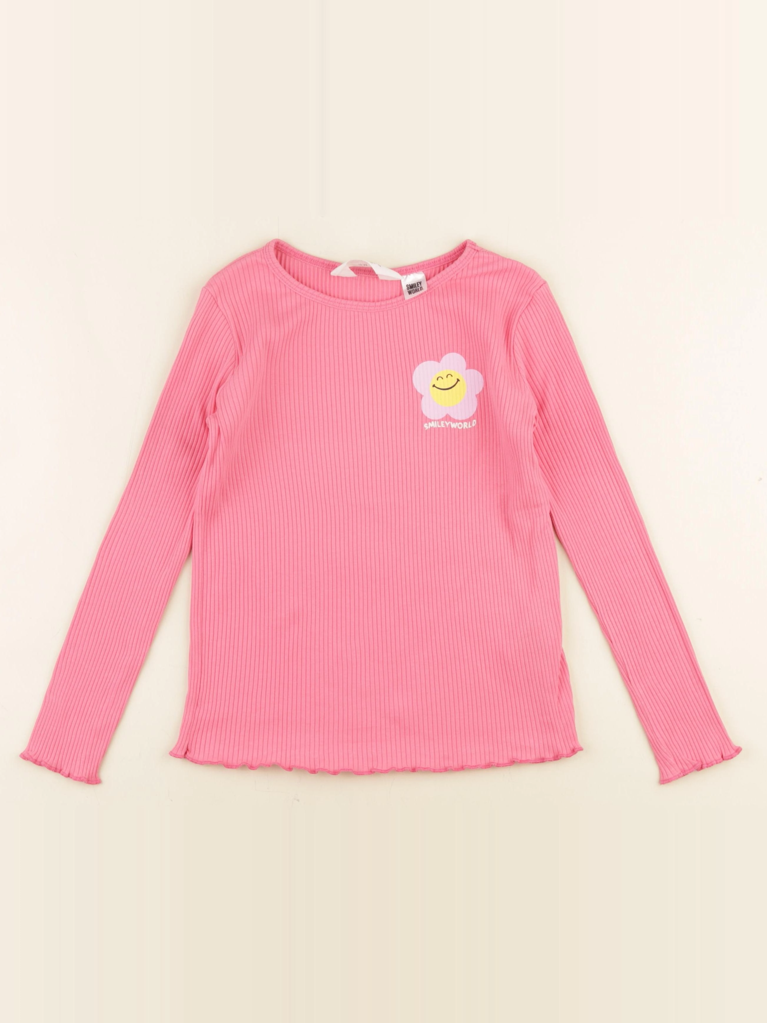 H&M - tee-shirt rose - 6/8 ans