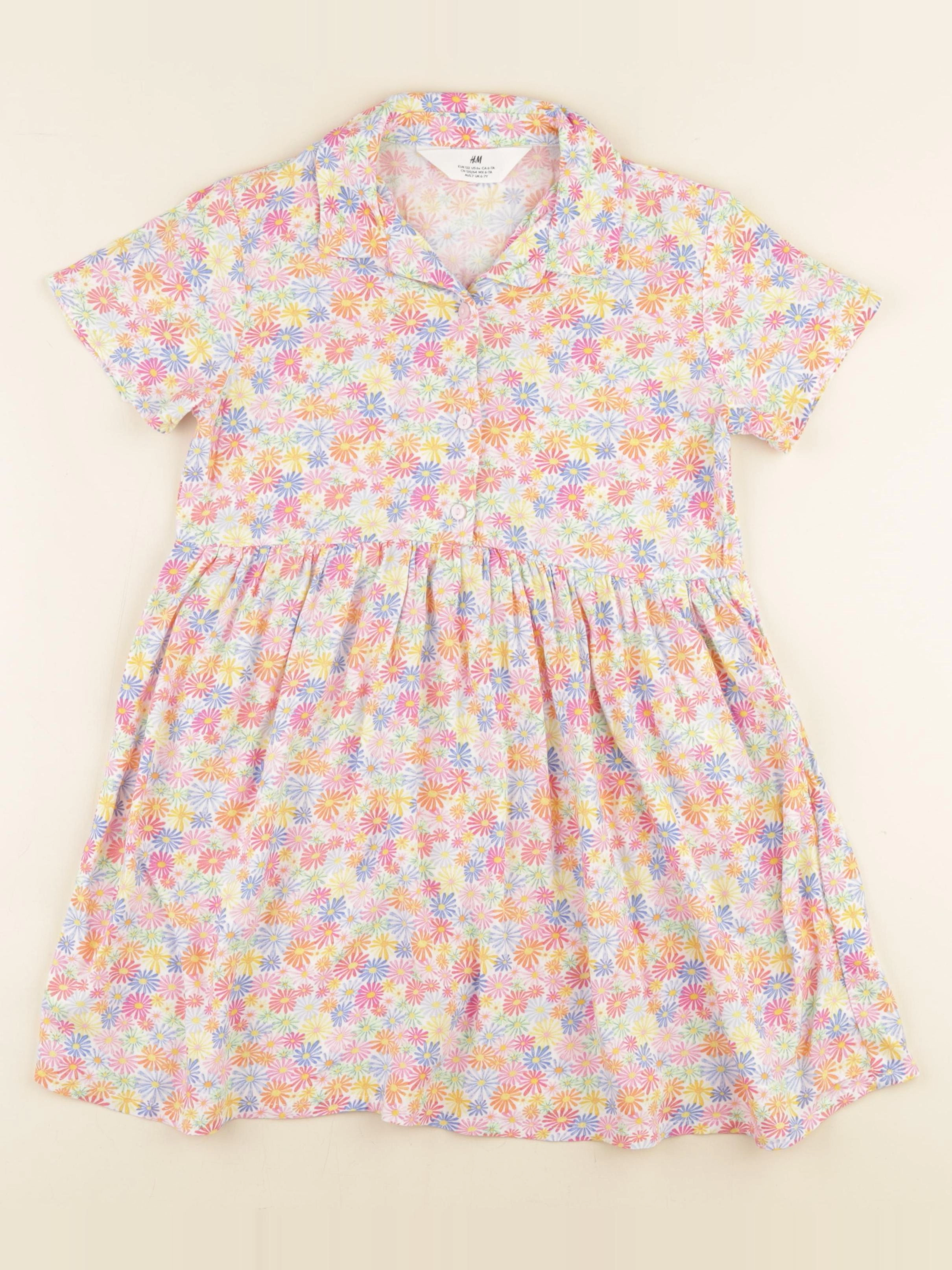 H&M - robe multicolore - 6/7 ans