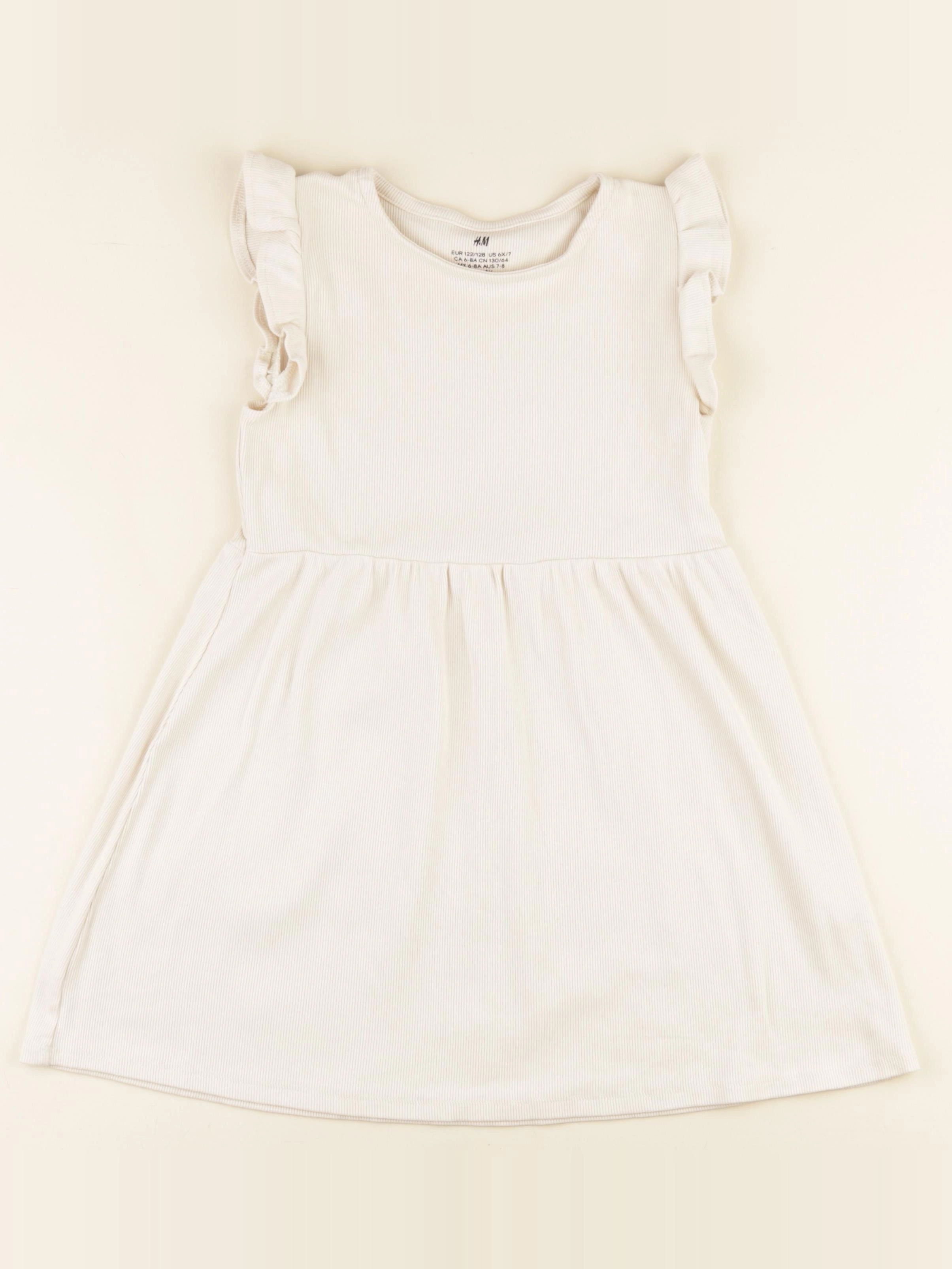 H&M - robe beige - 6/8 ans