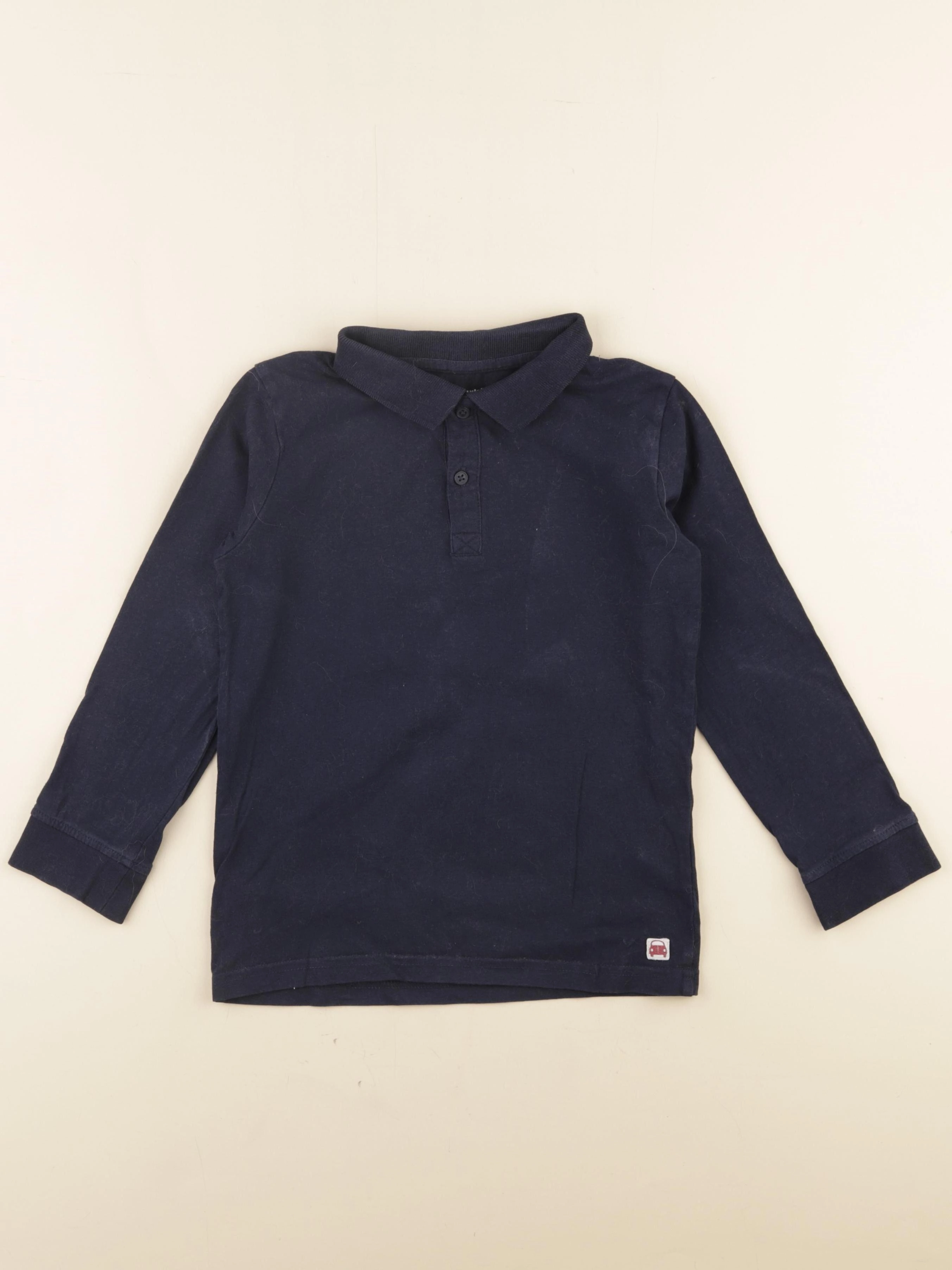 Vertbaudet - polo bleu - 8 ans