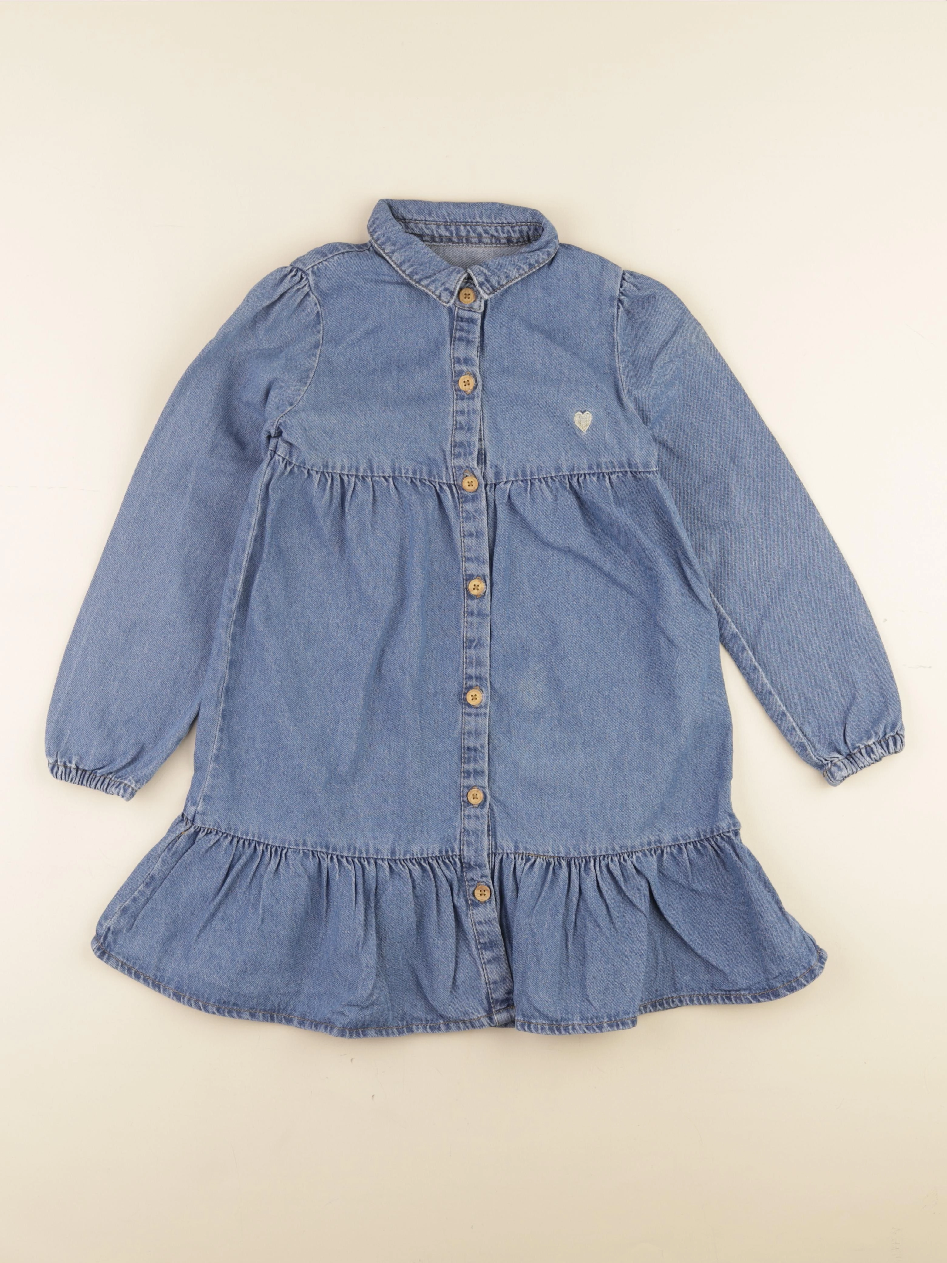 Vertbaudet - robe bleu - 8 ans