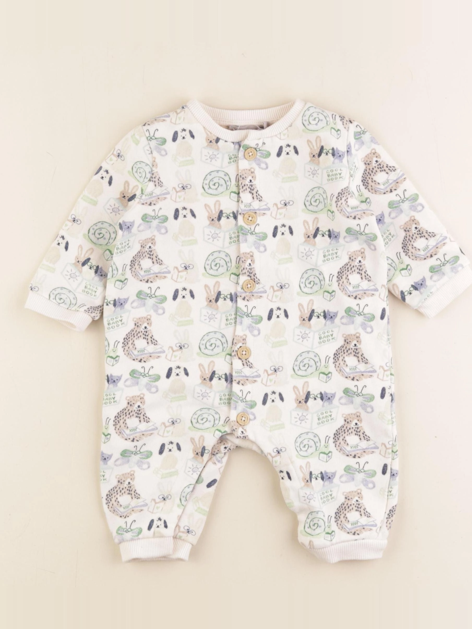 Boutchou - combinaison beige - 6 mois