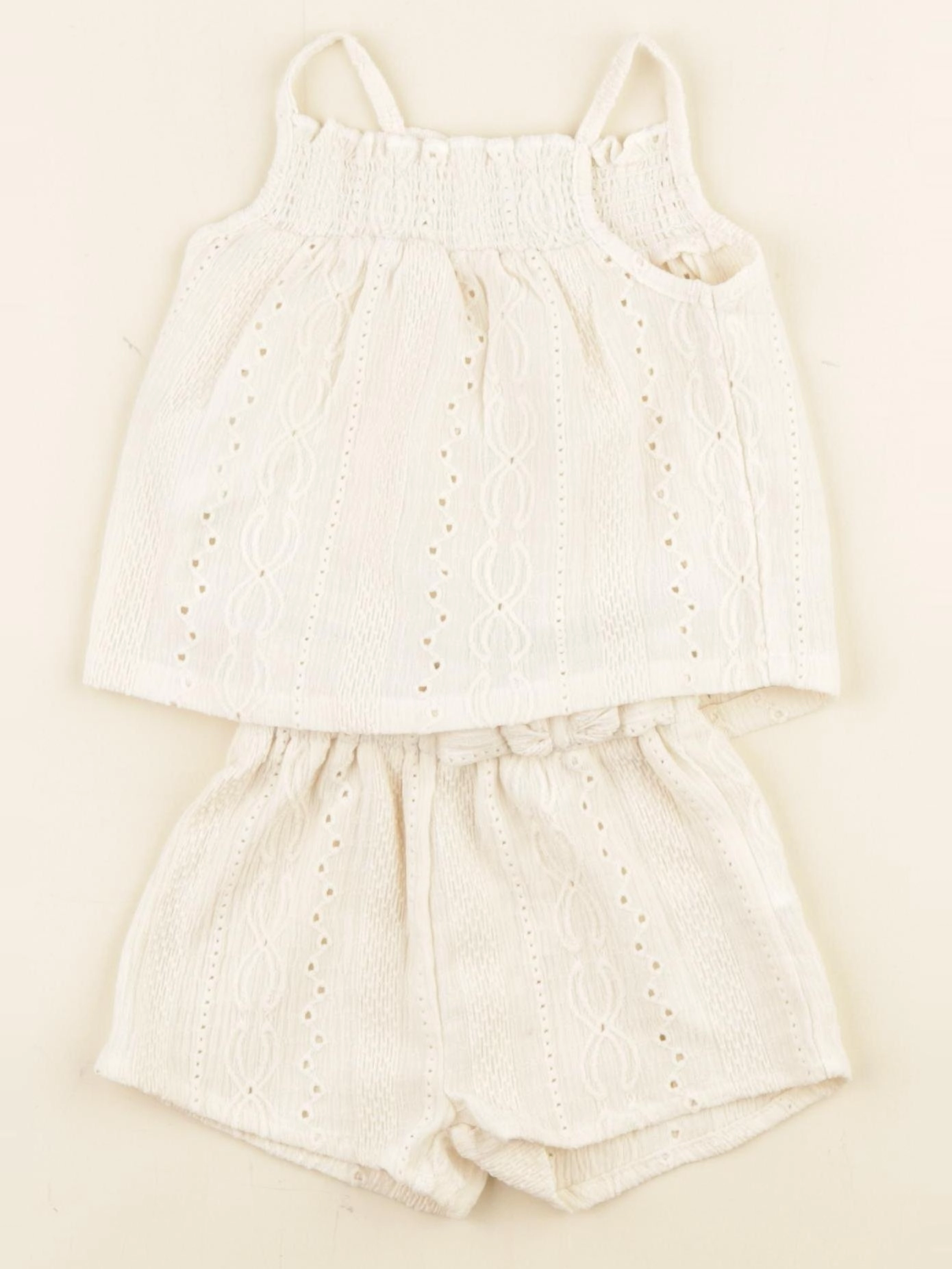 Vertbaudet - ensemble beige - 3 mois