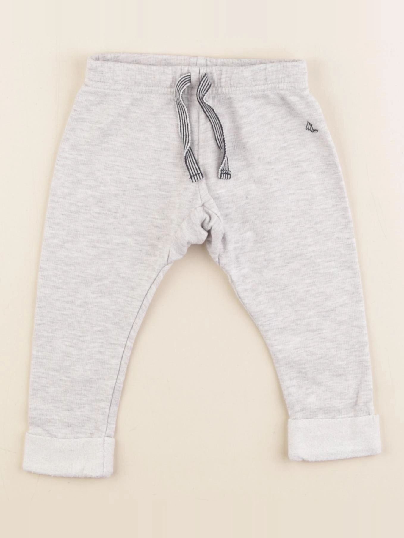 Petit Bateau - jogging gris - 6 mois