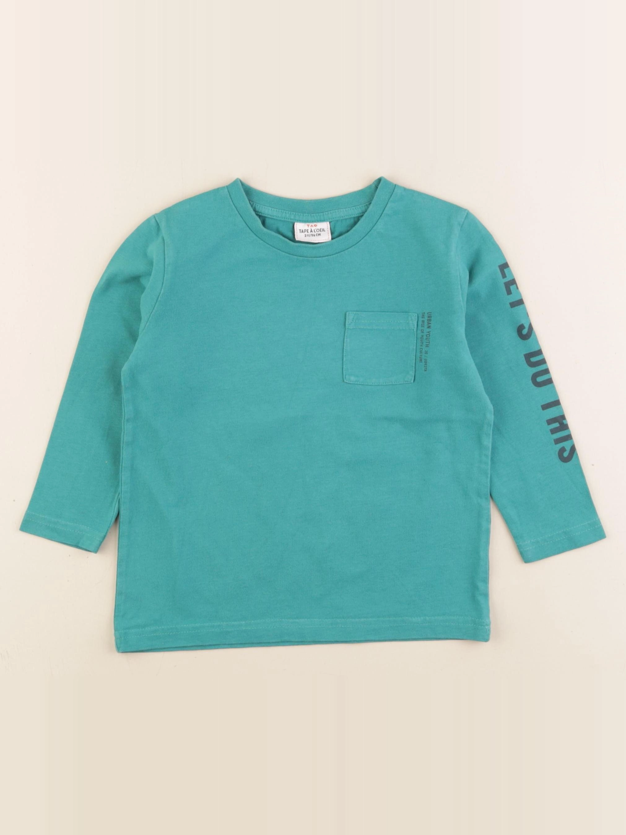 Tape à l'oeil - tee-shirt vert - 3 ans