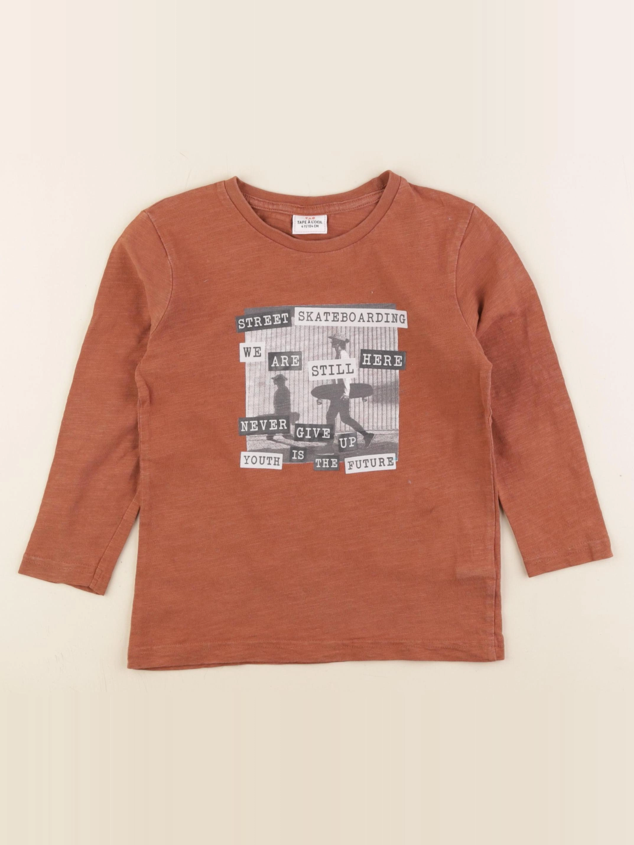Tape à l'oeil - tee-shirt marron - 4 ans