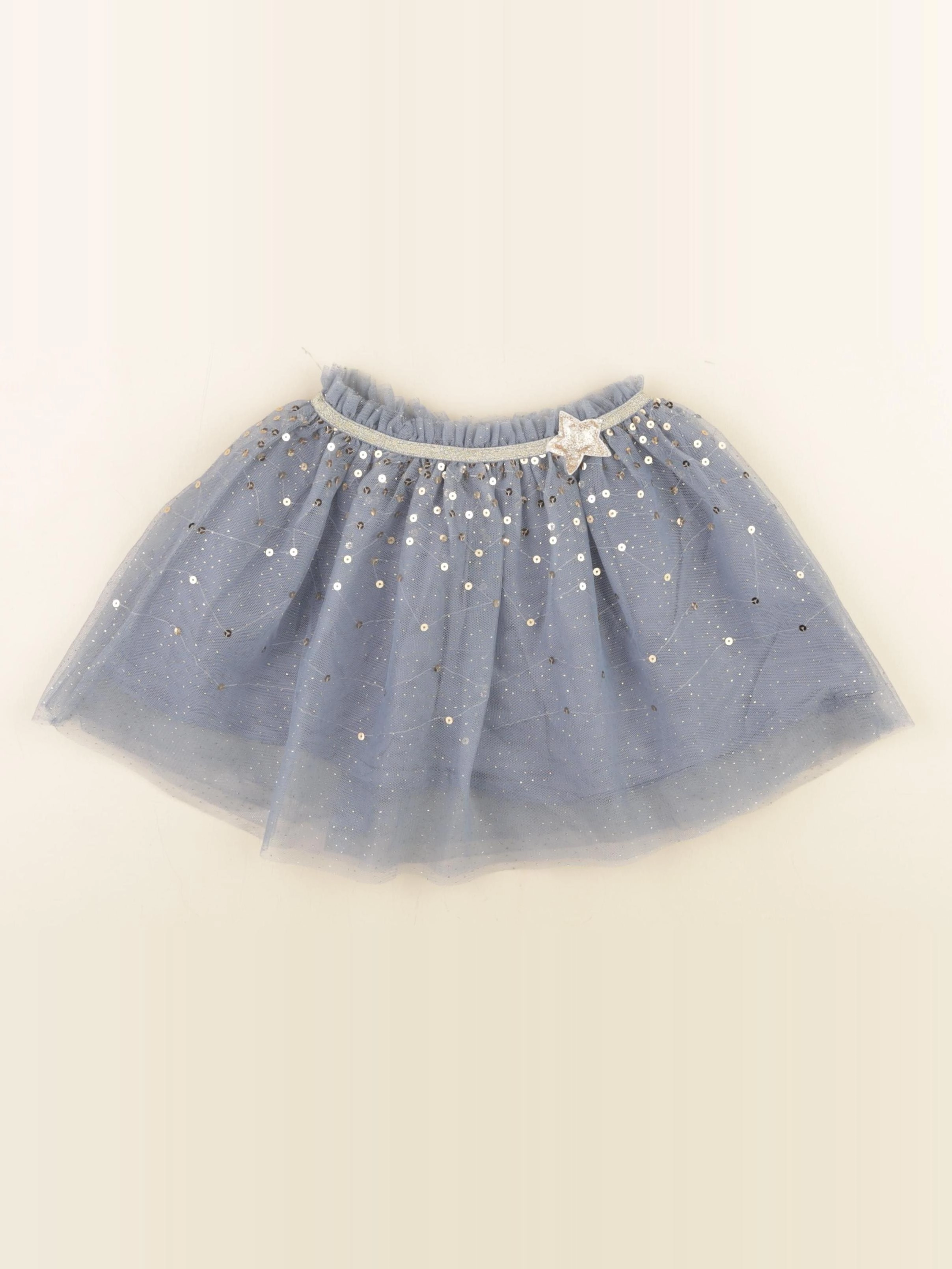 Vertbaudet - jupe bleu - 4 ans