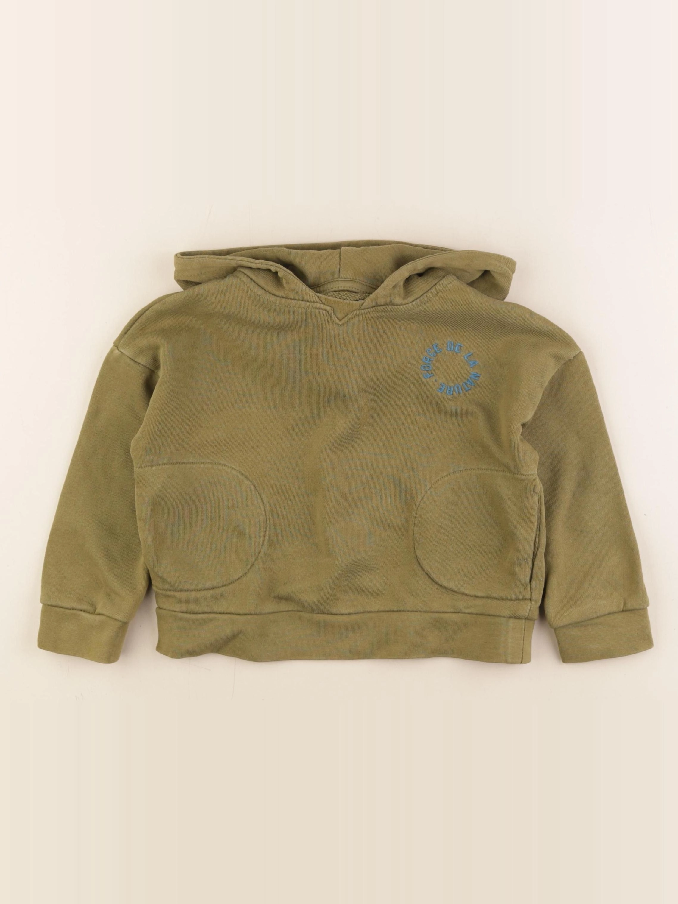 Monoprix - sweat vert - 3 ans