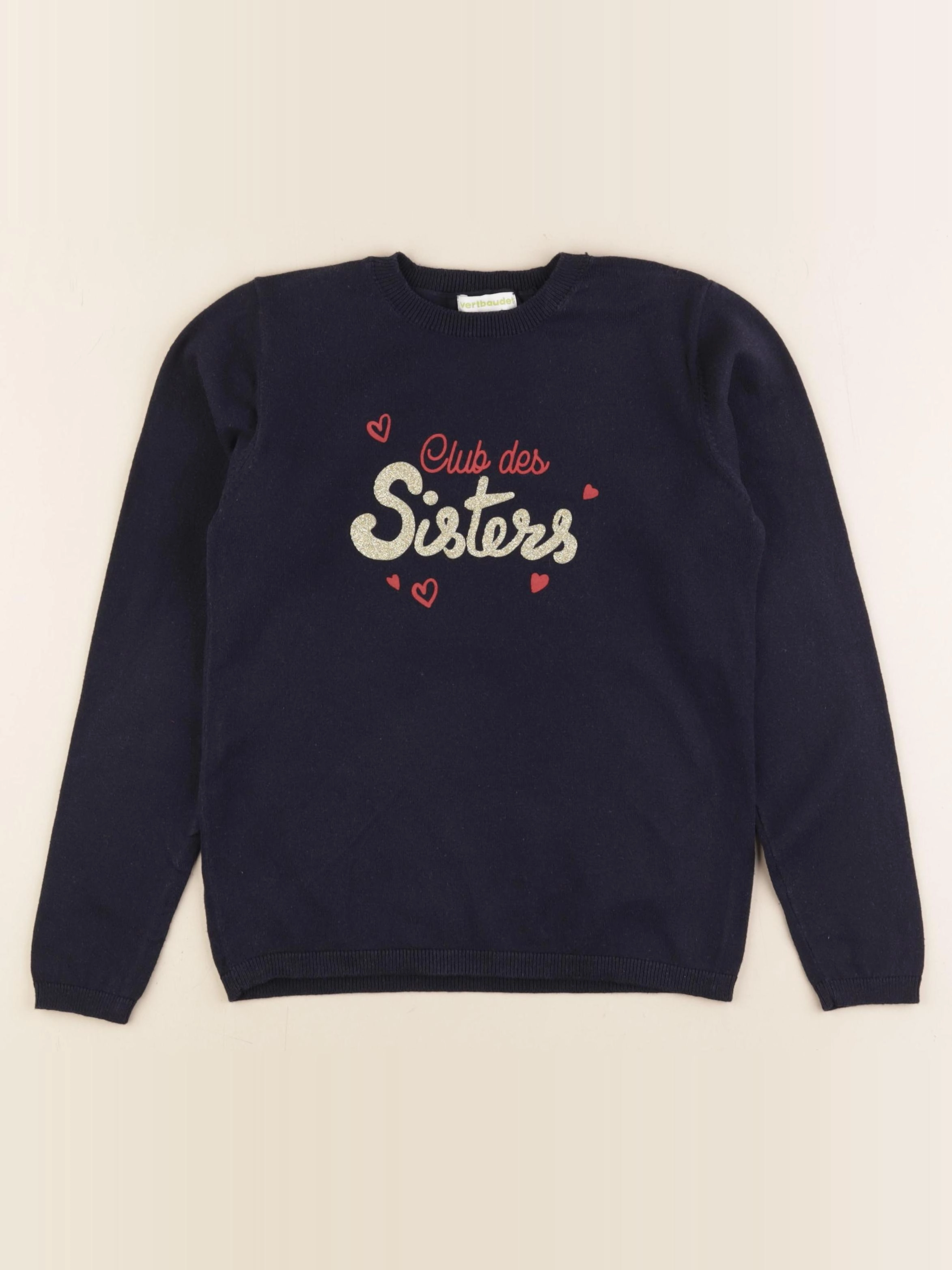 Vertbaudet - pull bleu - 8 ans
