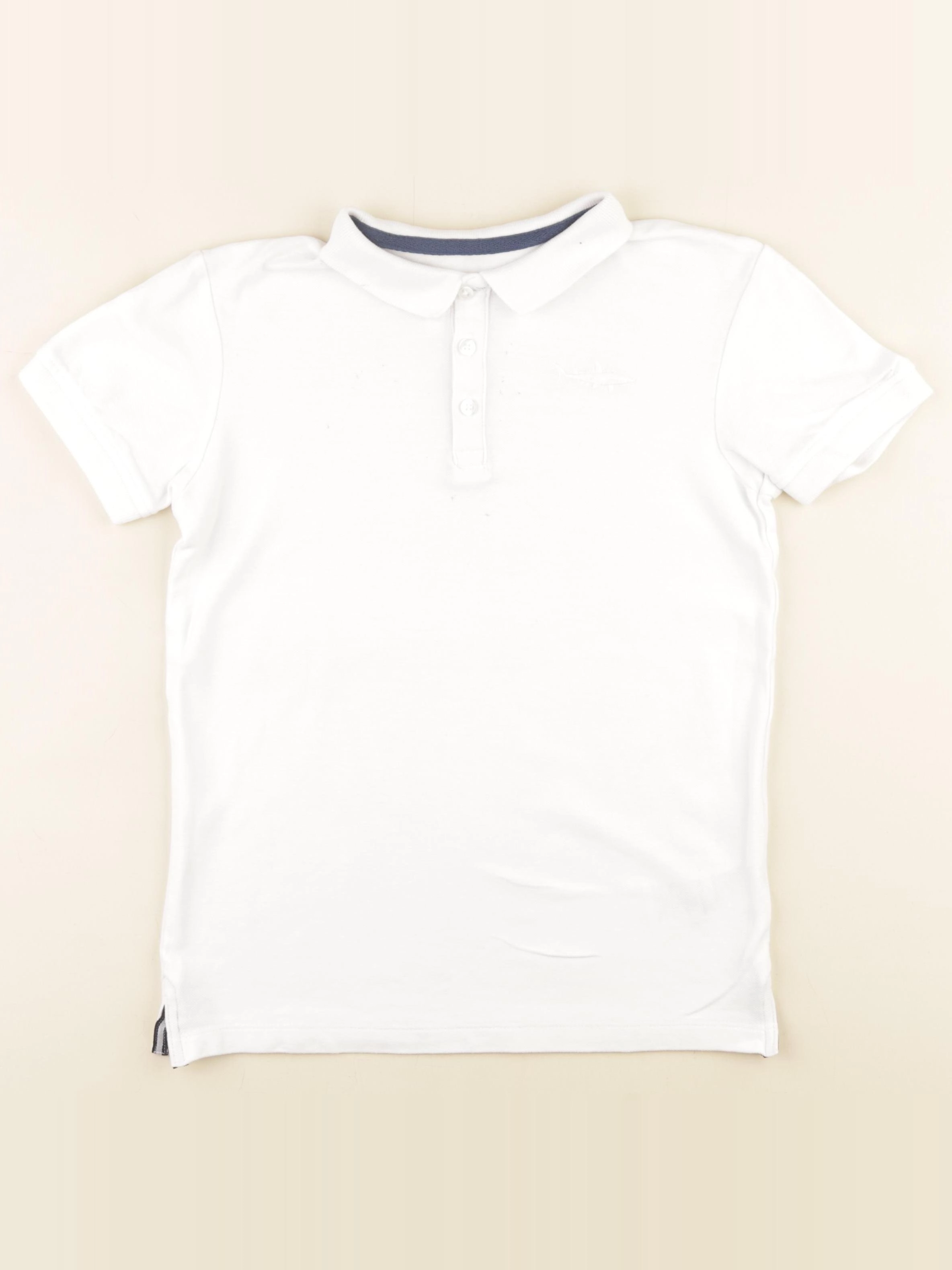 Vertbaudet - polo blanc - 10 ans