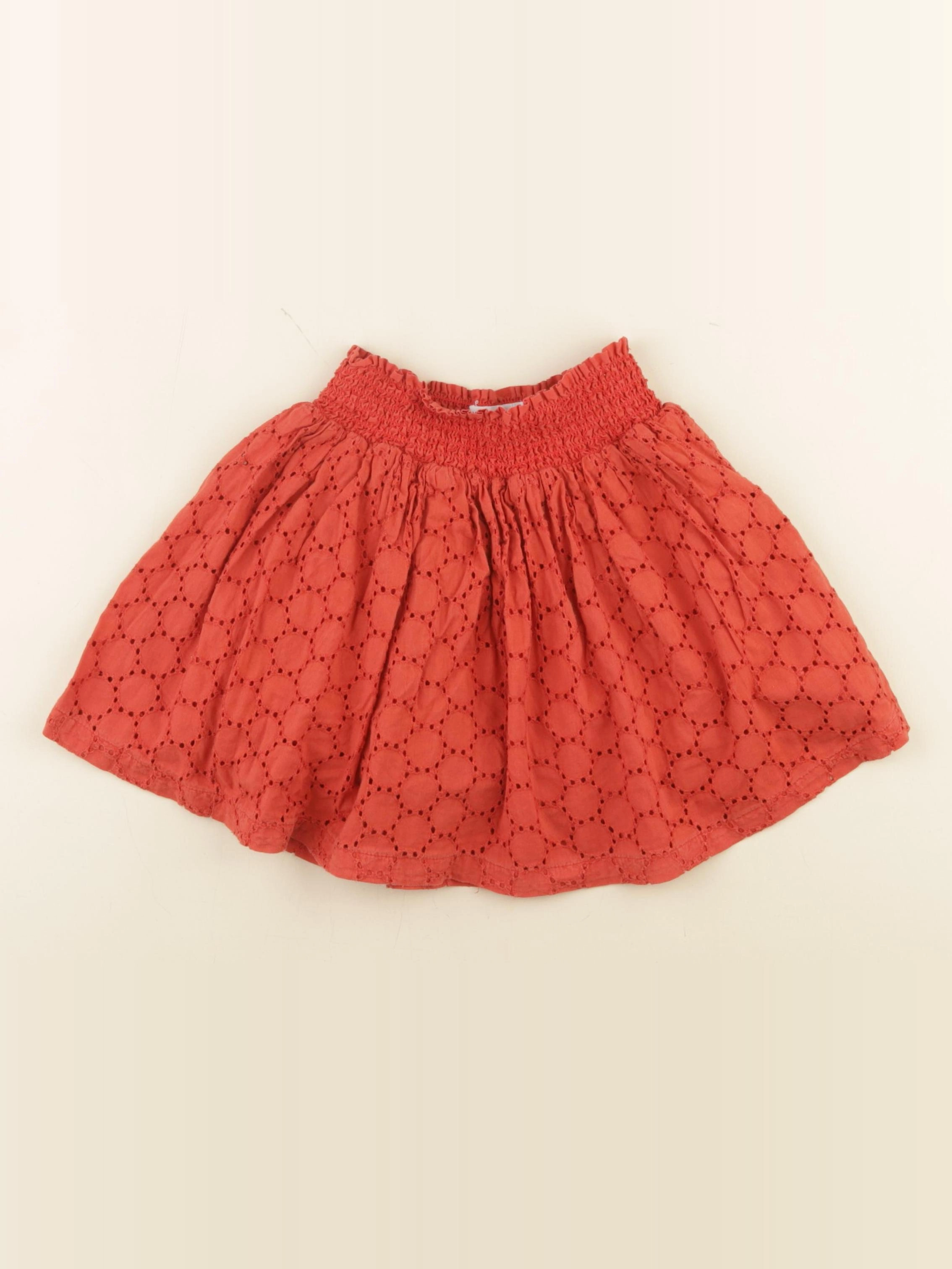 Monoprix - jupe rouge - 6 ans