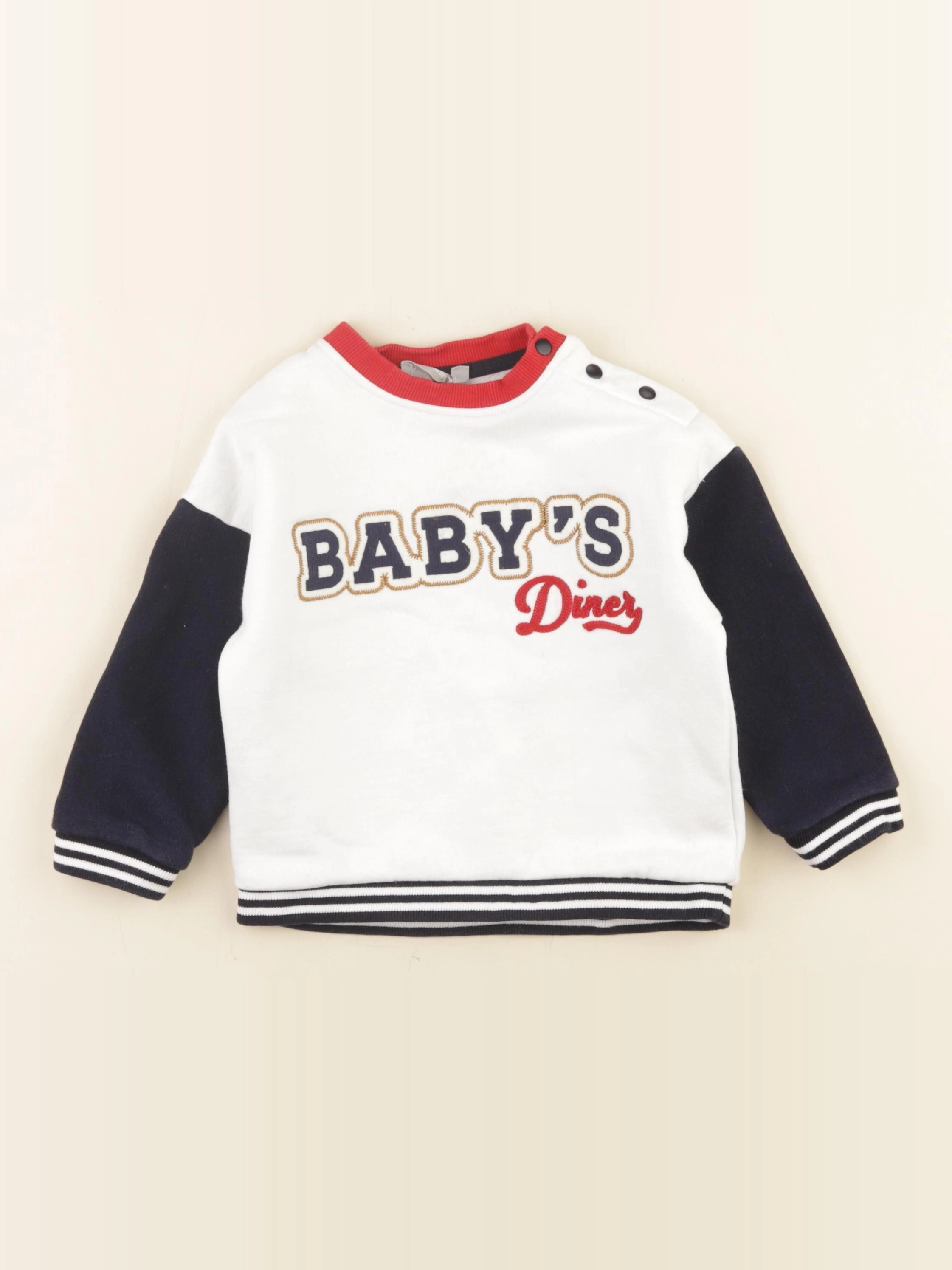 Boutchou - sweat blanc - 36 mois