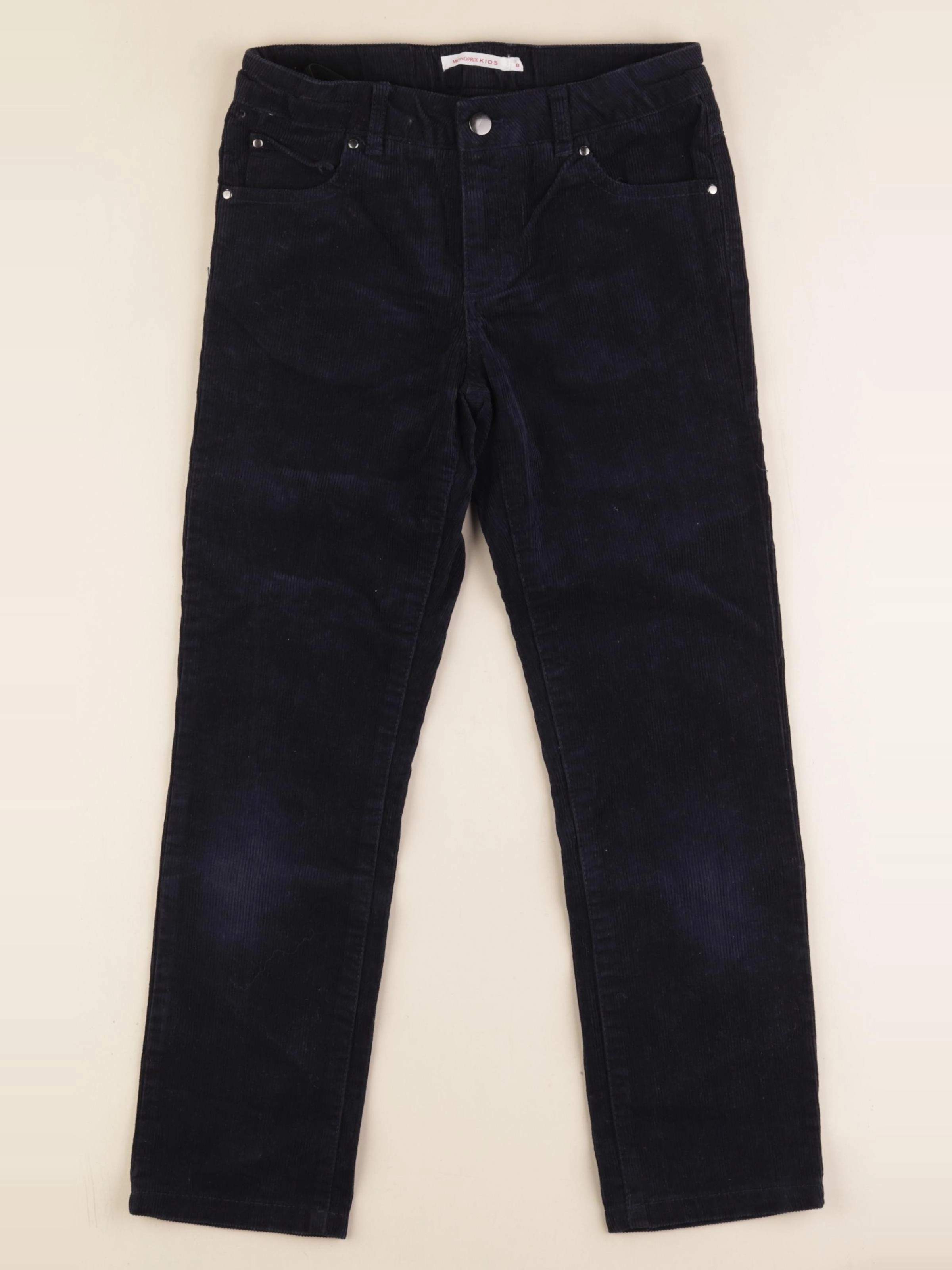 Monoprix - pantalon bleu - 8 ans