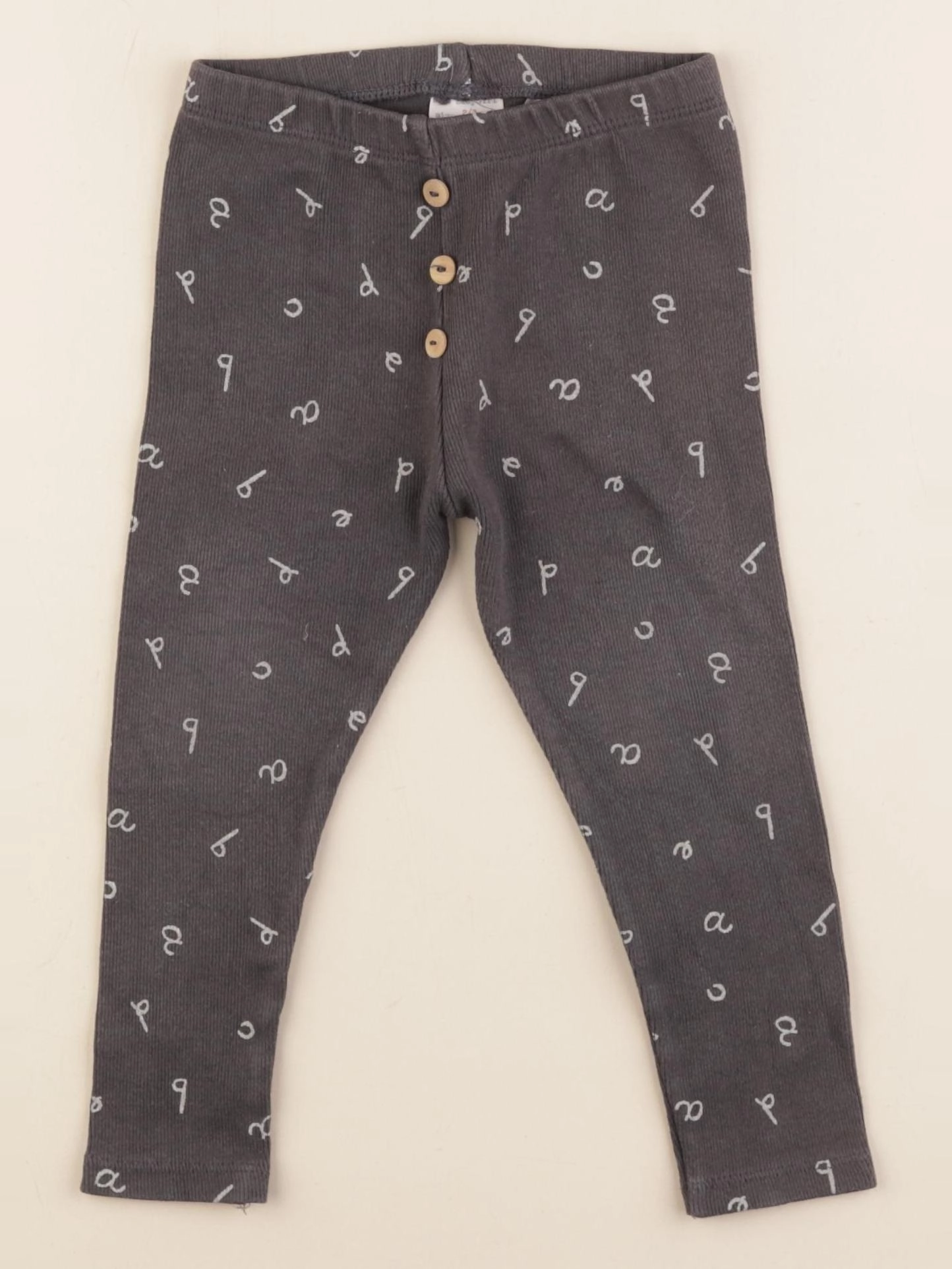 Zara - legging gris - 2/3 ans