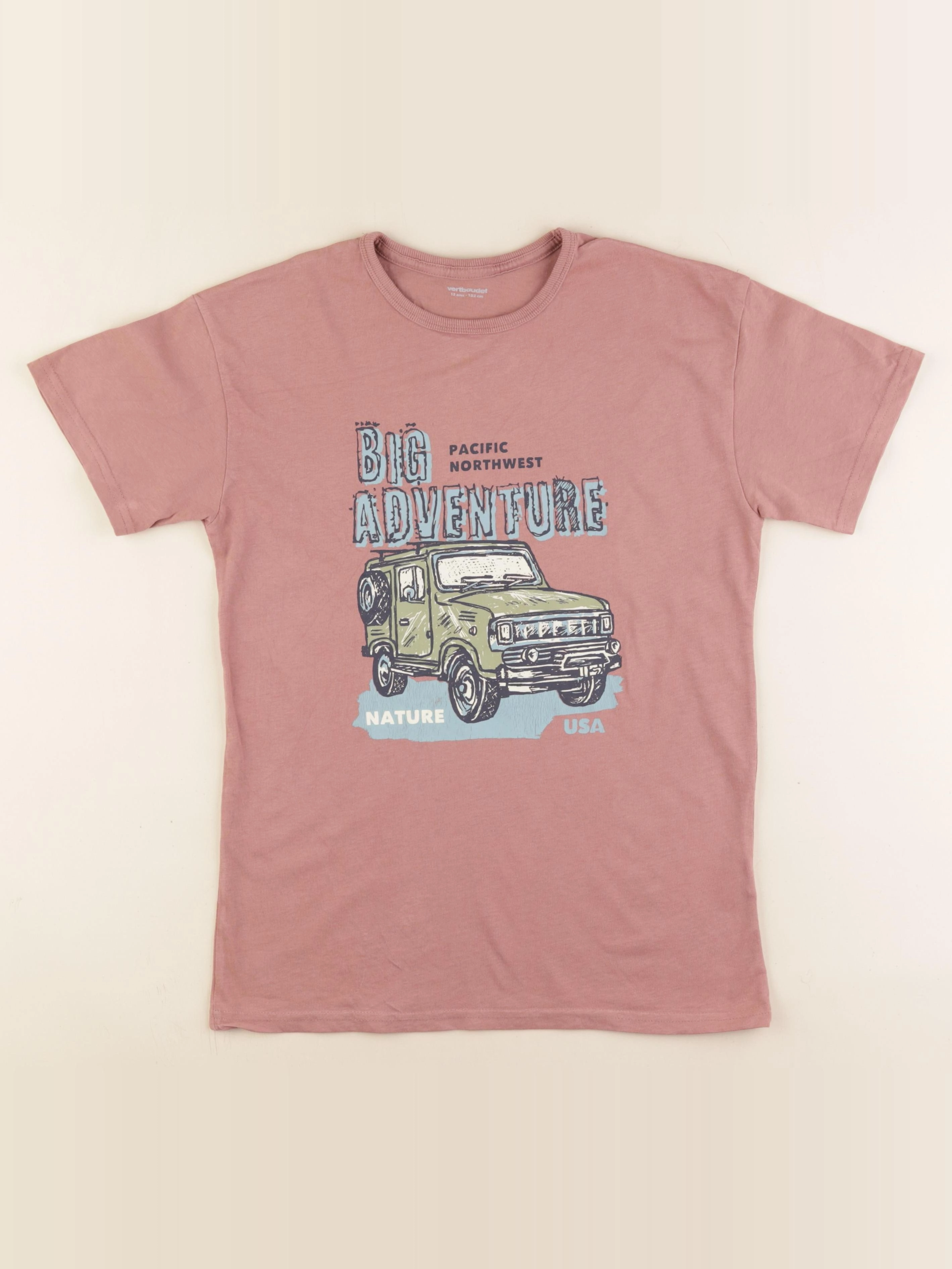 Vertbaudet - tee-shirt rose - 12 ans