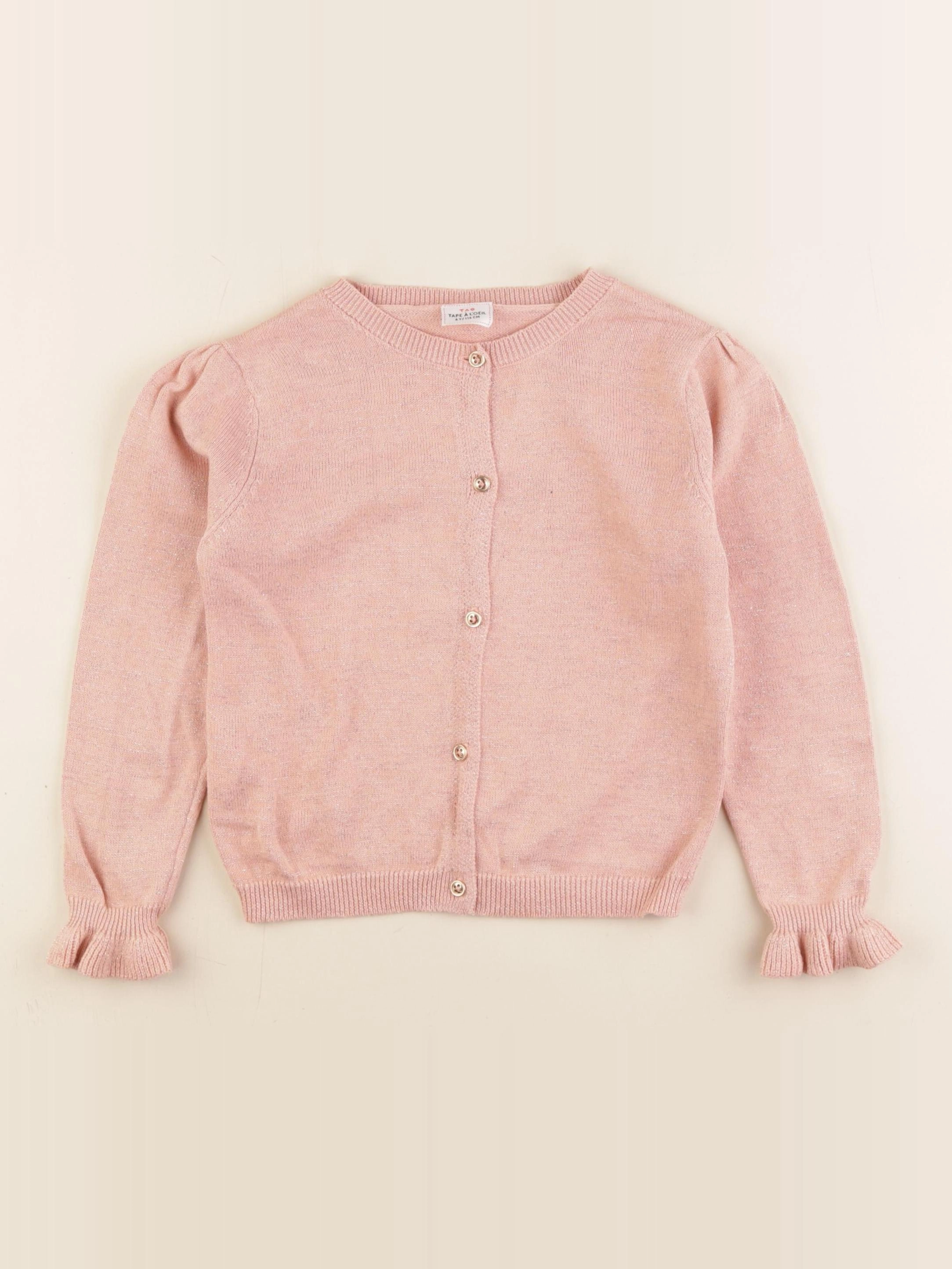 Tape à l'oeil - gilet rose - 6 ans