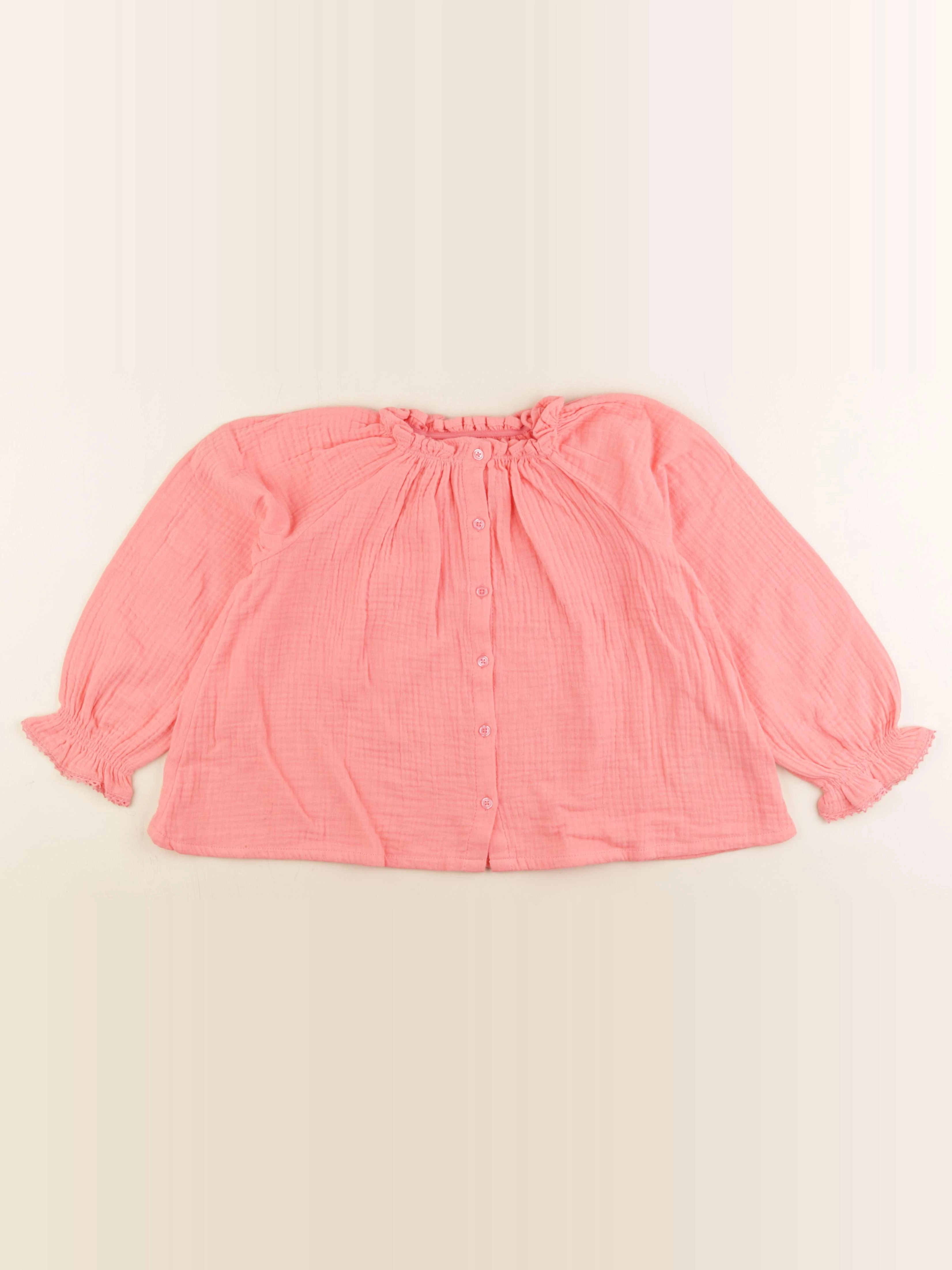 Vertbaudet - blouse rose - 8 ans