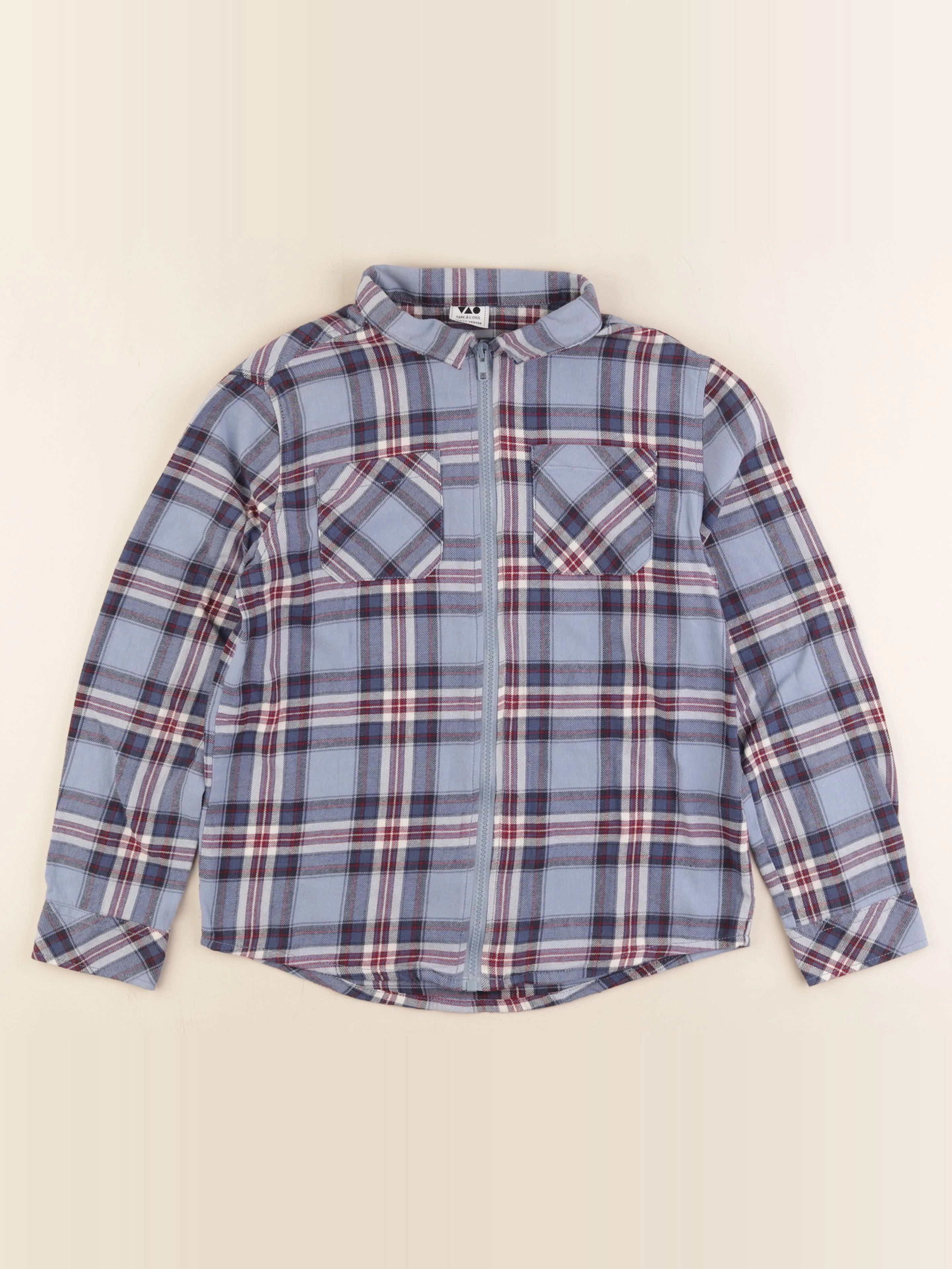 Tape à l'oeil - chemise bleu - 10 ans