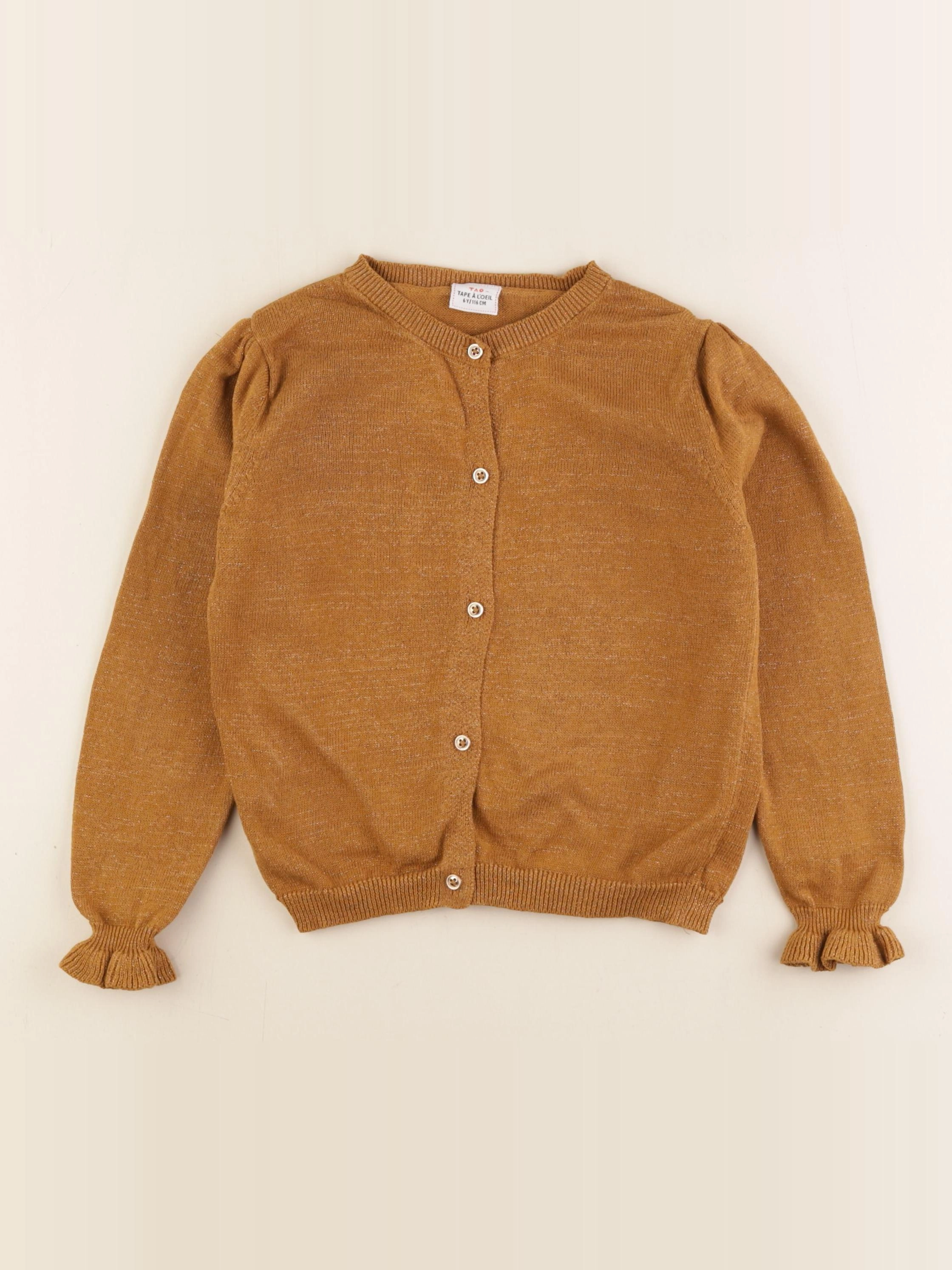 Tape à l'oeil - gilet marron - 6 ans