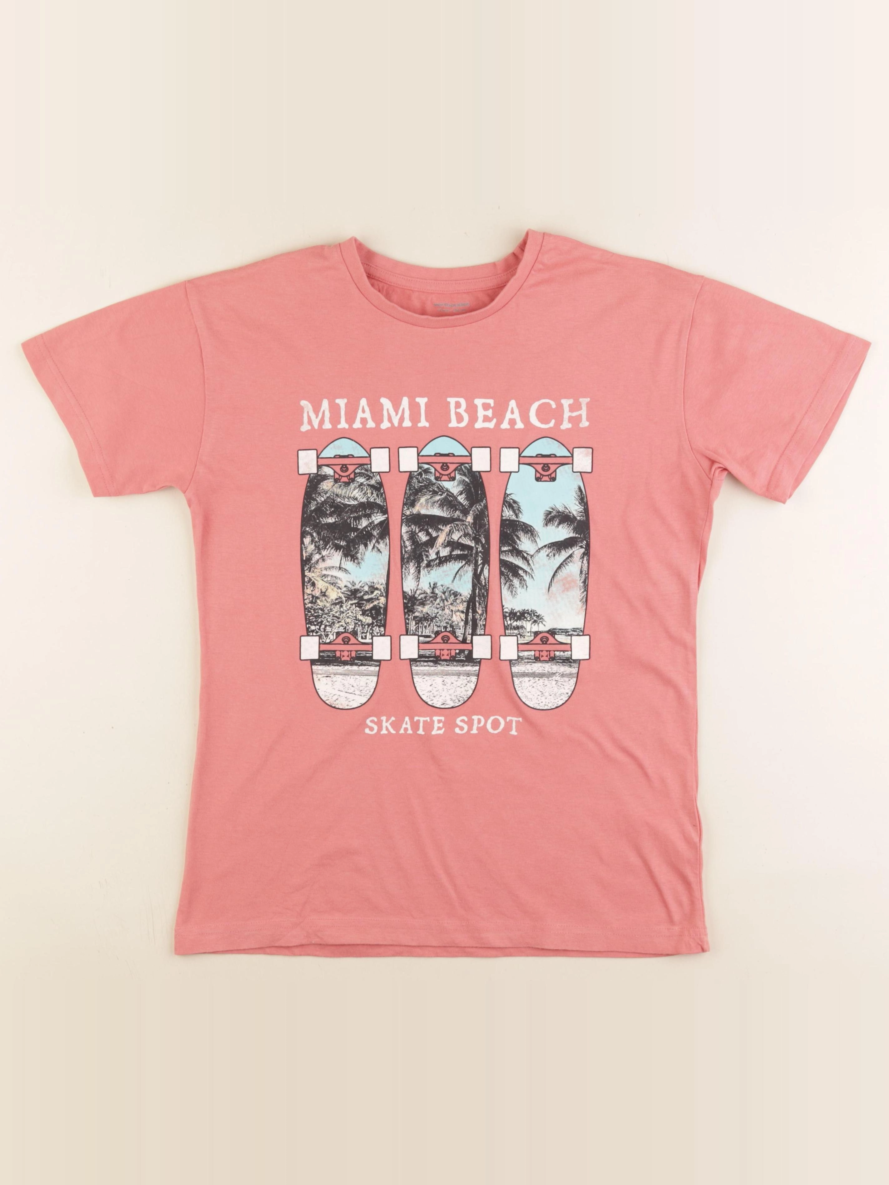 Vertbaudet - tee-shirt rose - 12 ans