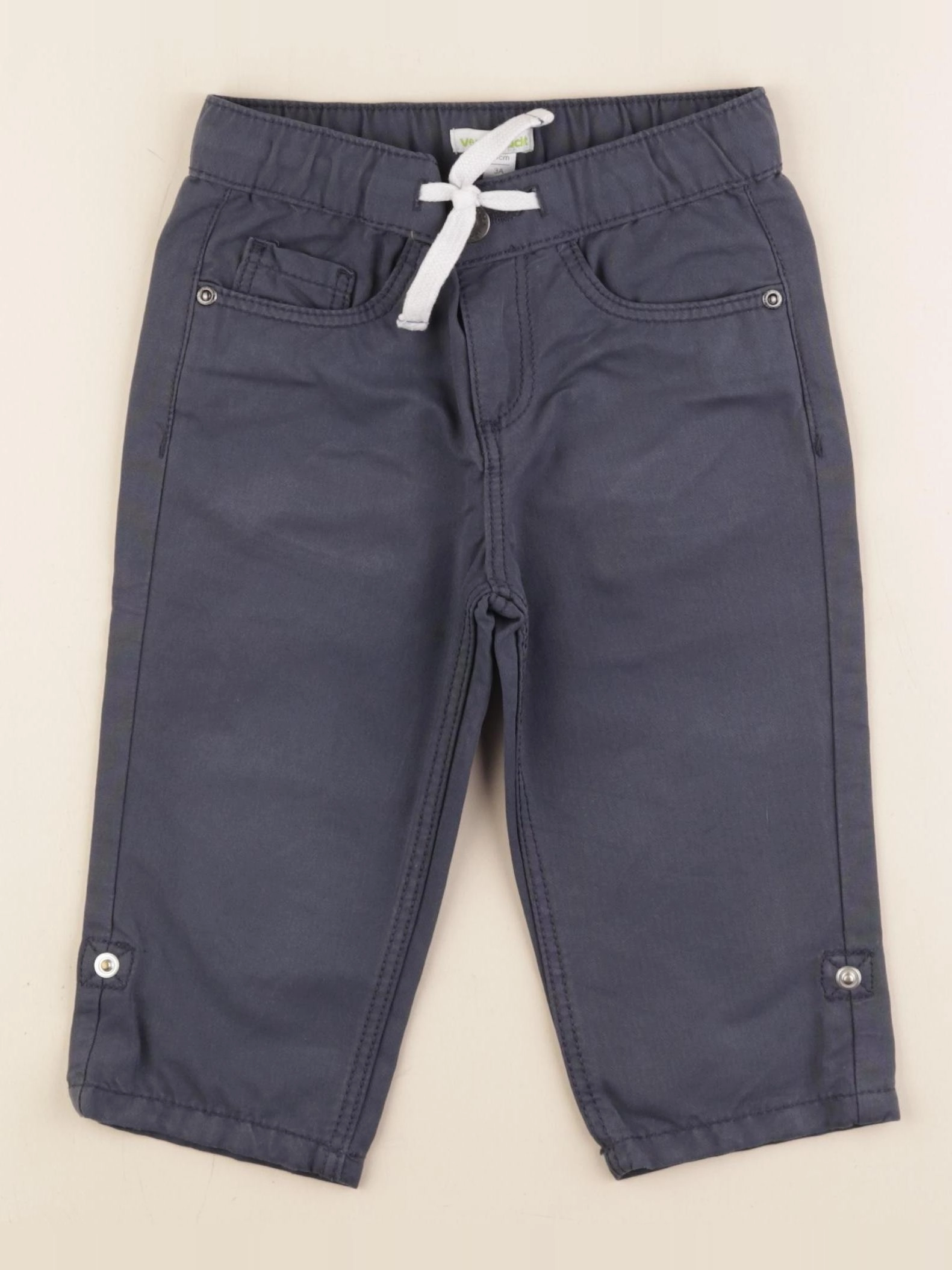 Vertbaudet - pantacourt bleu - 3 ans