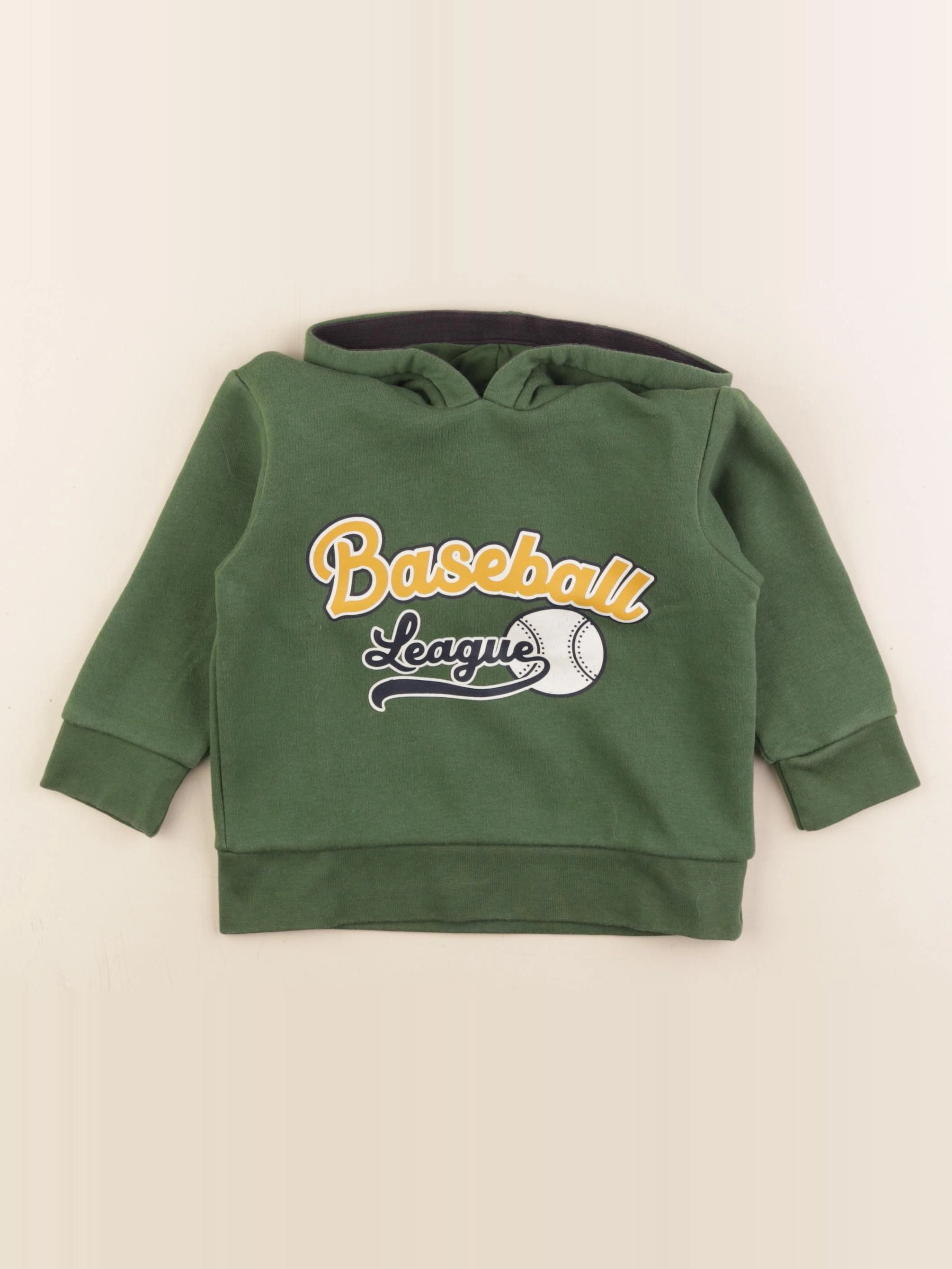 Vertbaudet - sweat vert - 3 ans