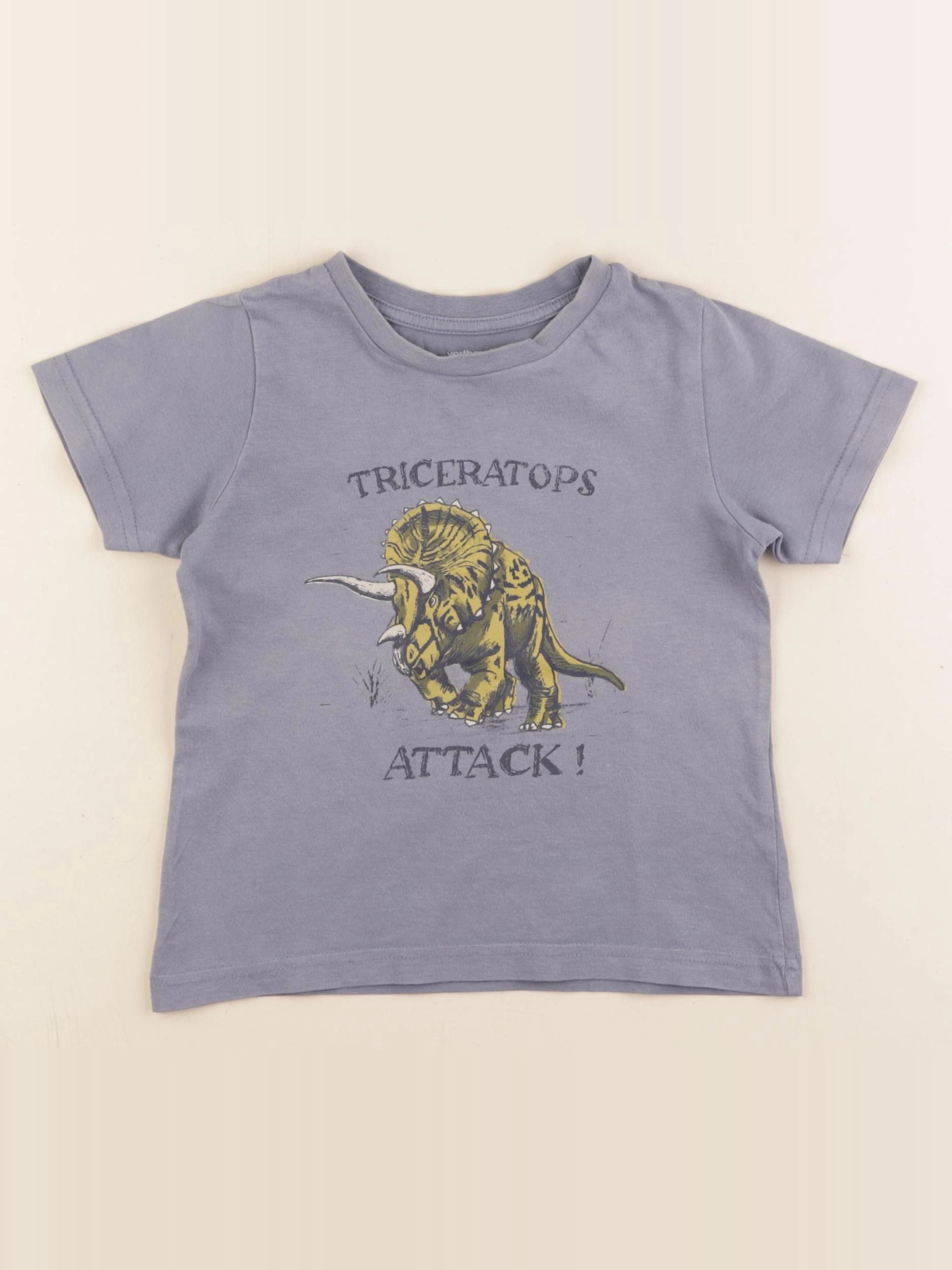 Vertbaudet - tee-shirt bleu - 3 ans