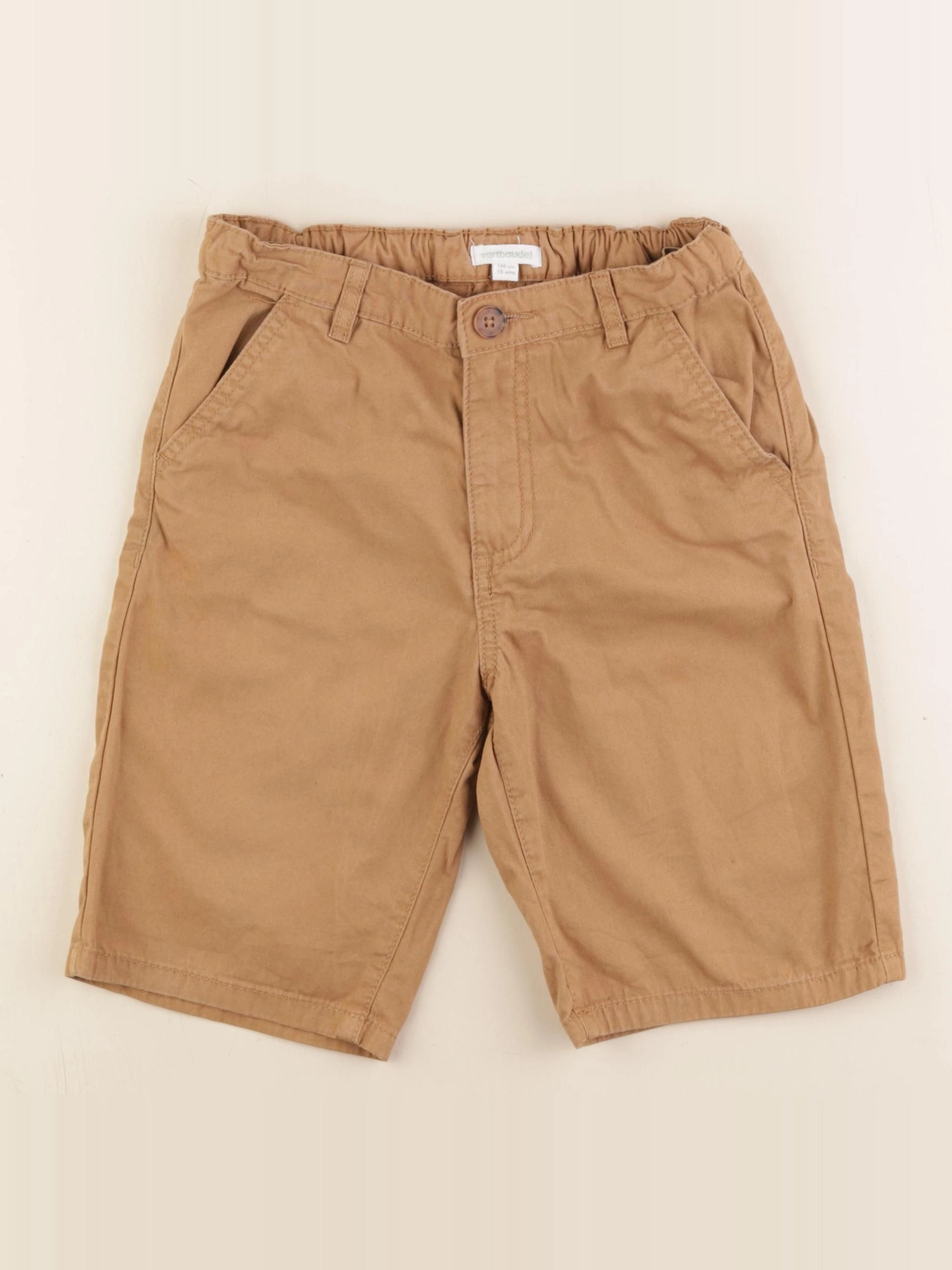 Vertbaudet - short marron - 10 ans