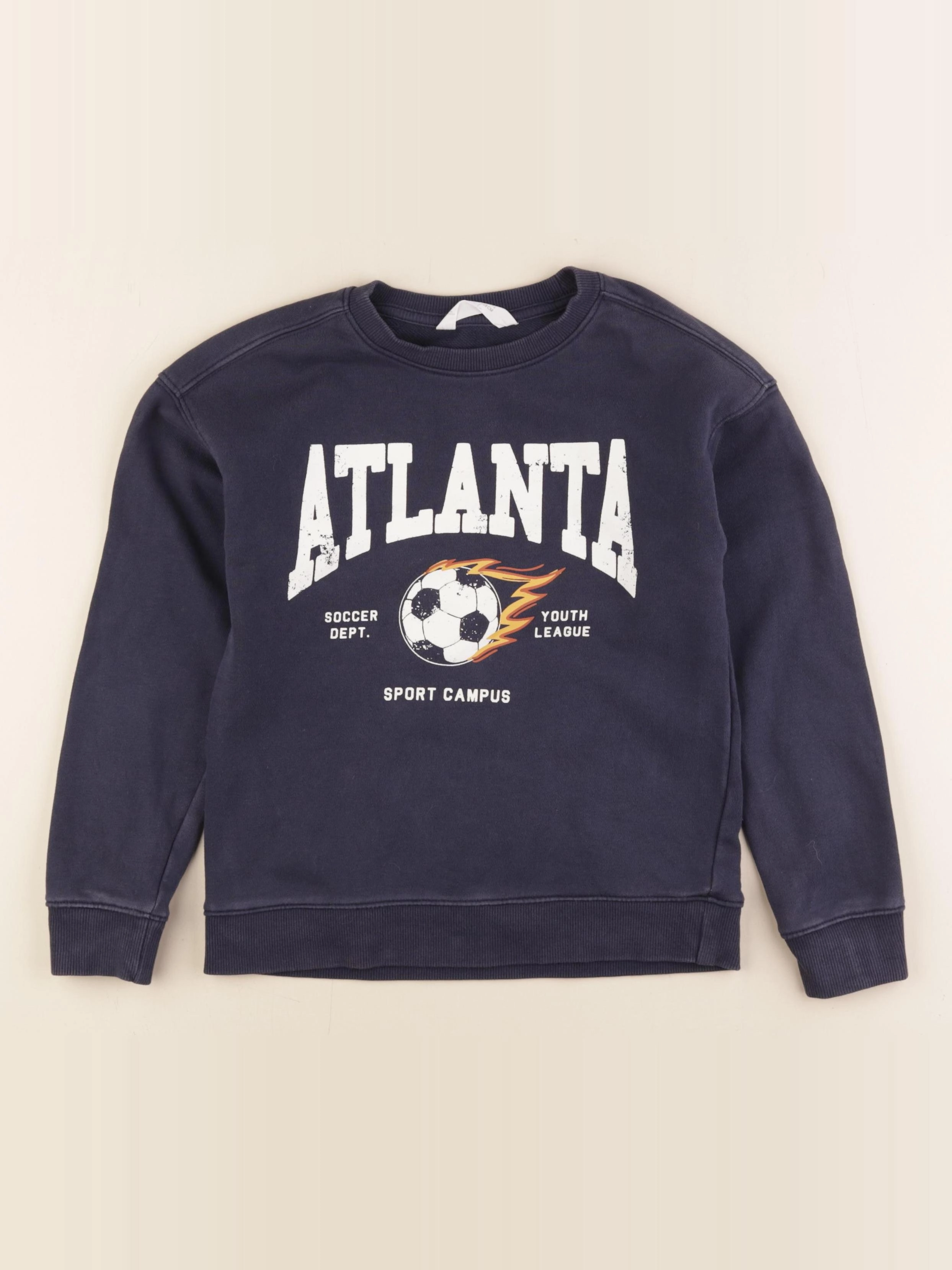 Mango - sweat bleu - 7/8 ans