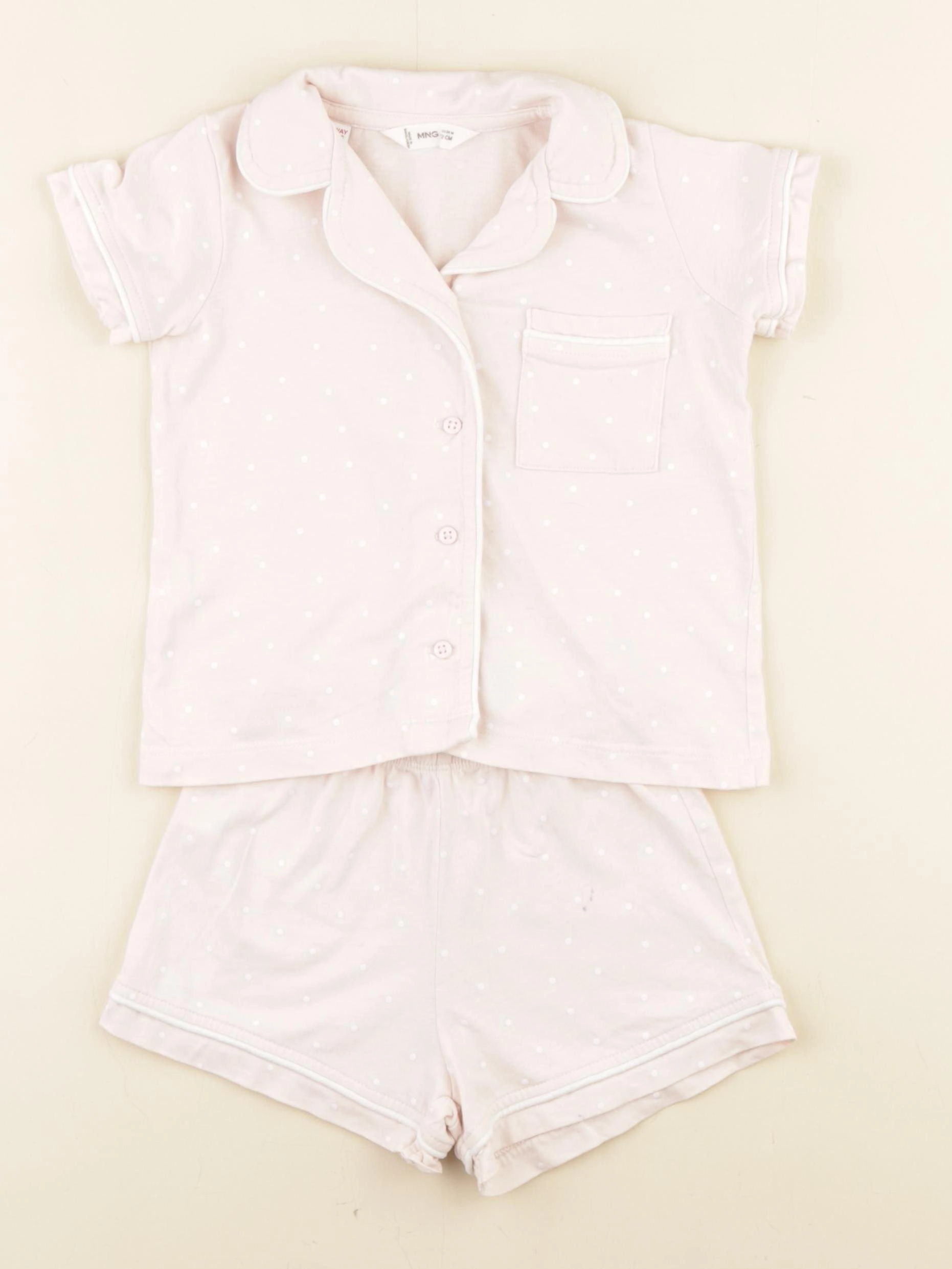 Mango - pyjama coton rose - 18/24 mois