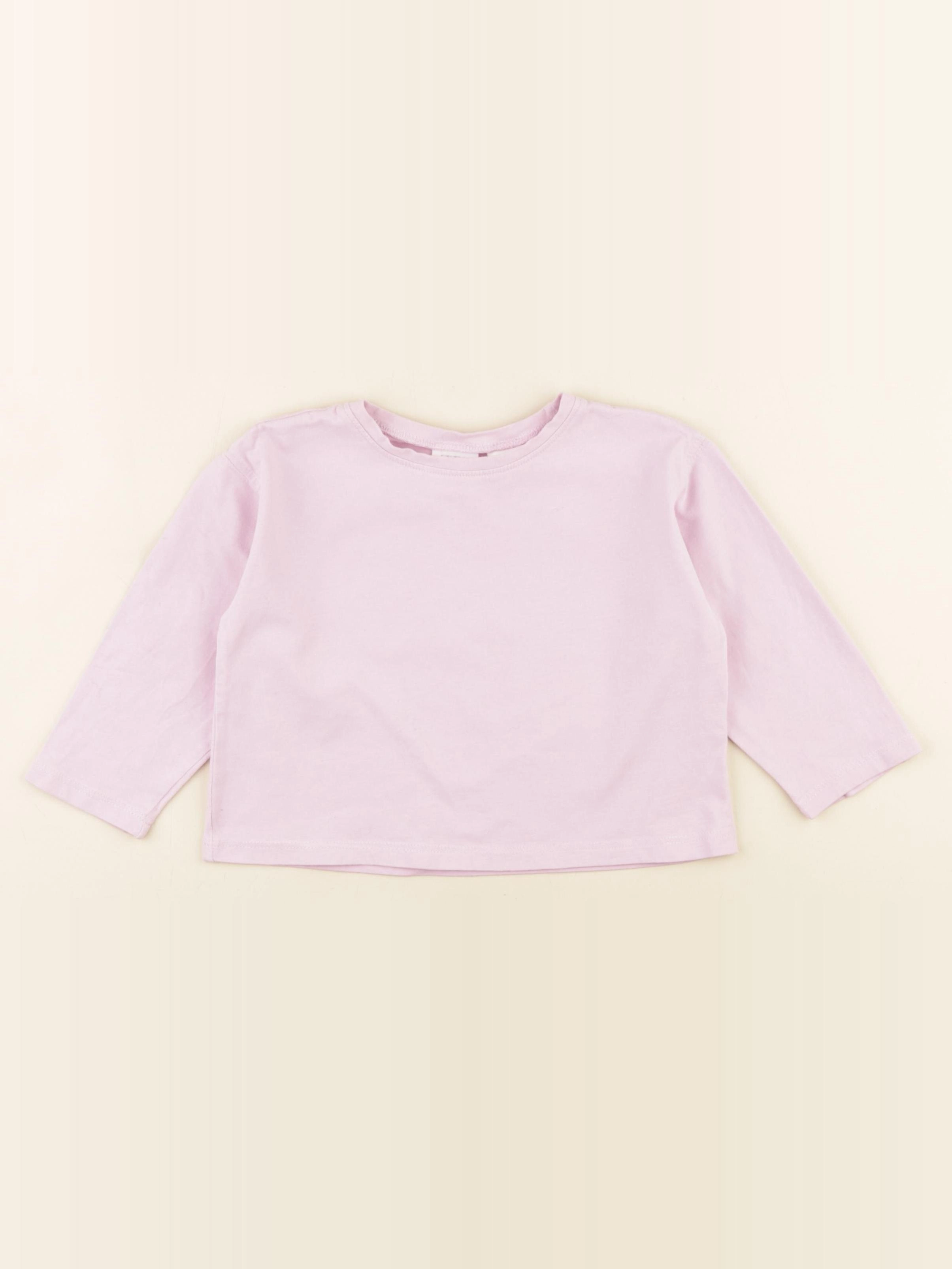 Zara - tee-shirt rose - 2 ans