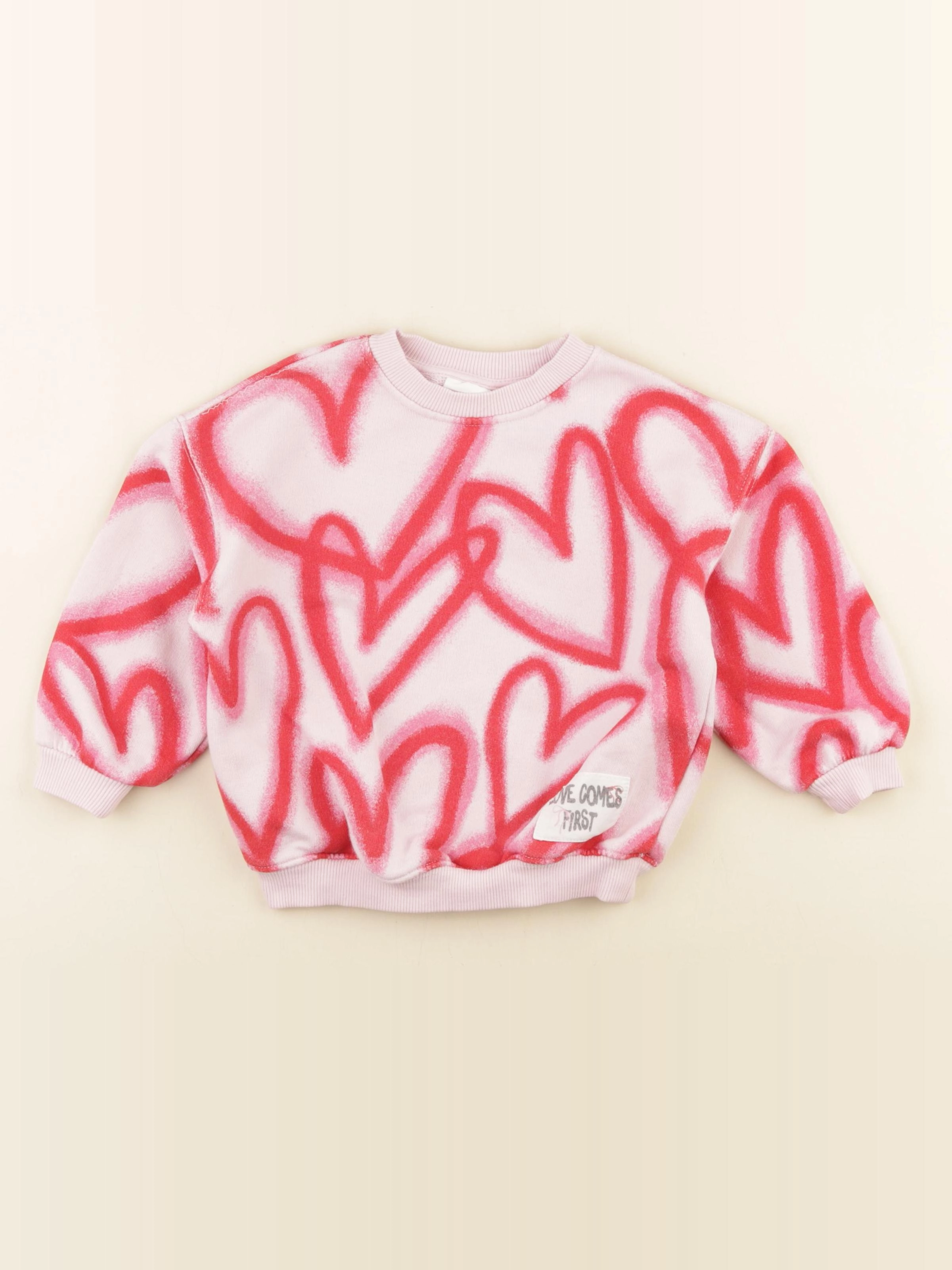 Zara - sweat rose - 3 ans